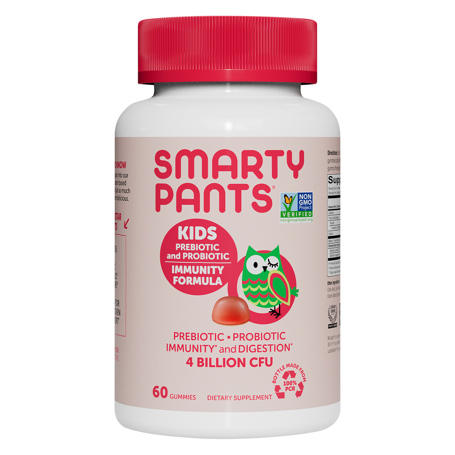 Kids Prebiotic and Probiotic Immunity Formula - Strawberry Crème, 60 ct.