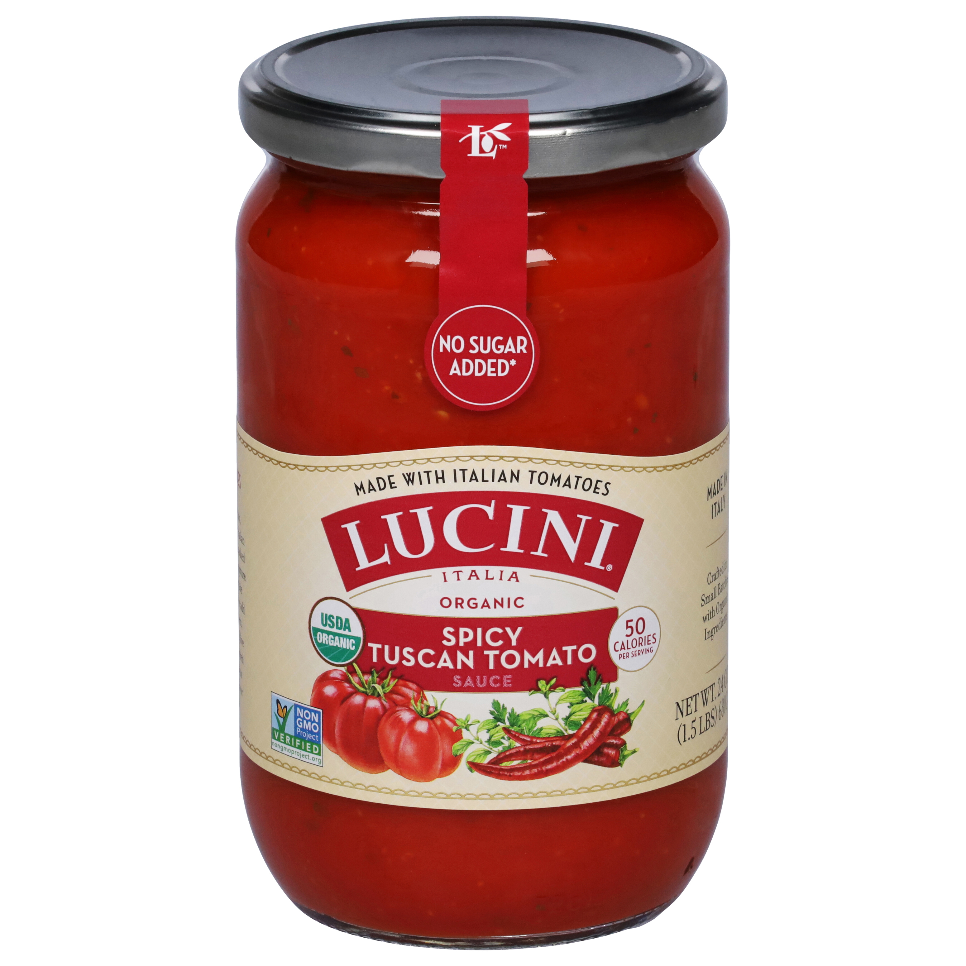 Lucini Italia Organic Spicy Tuscan Tomato Sauce