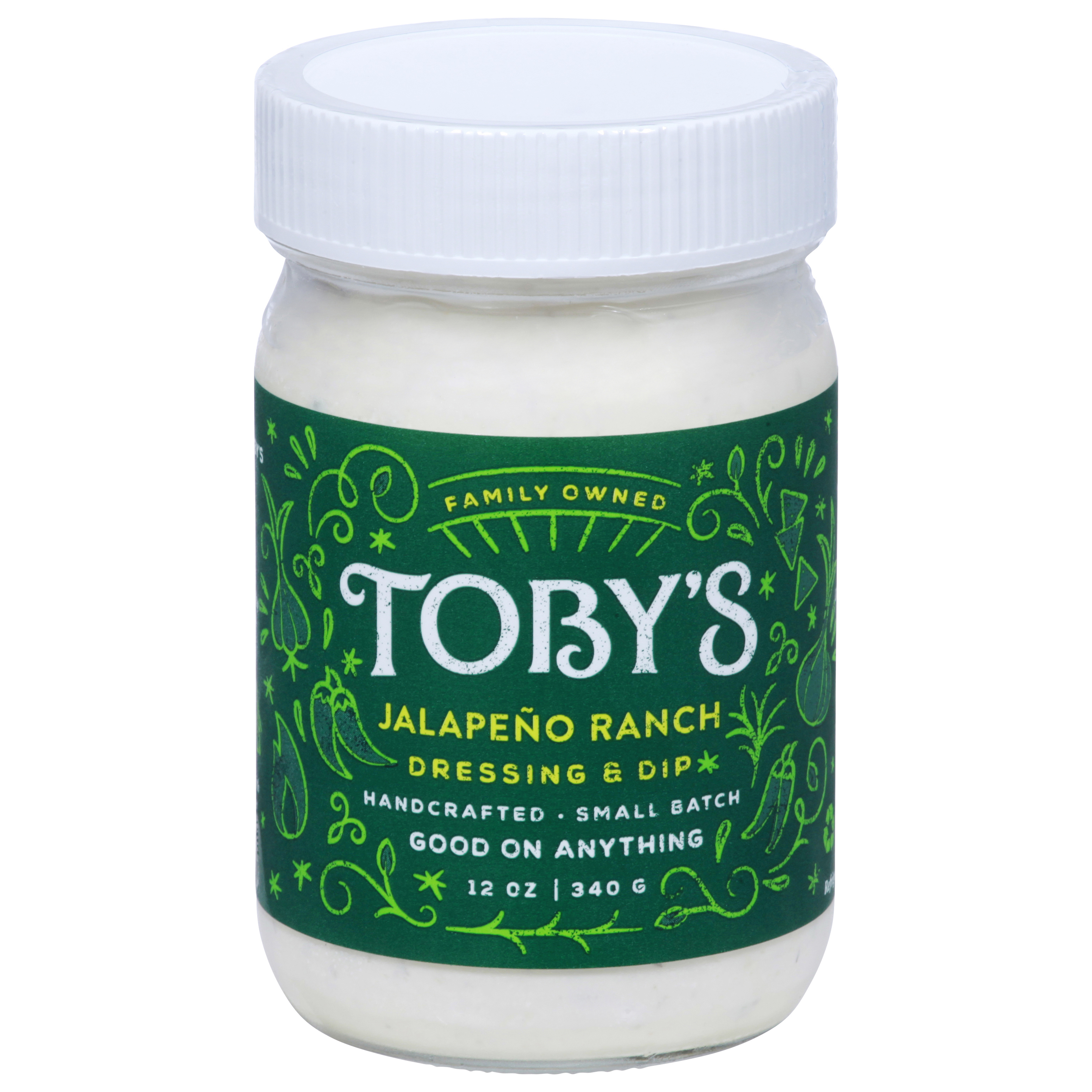Tobys Jalapeno Ranch Dressing & Dip