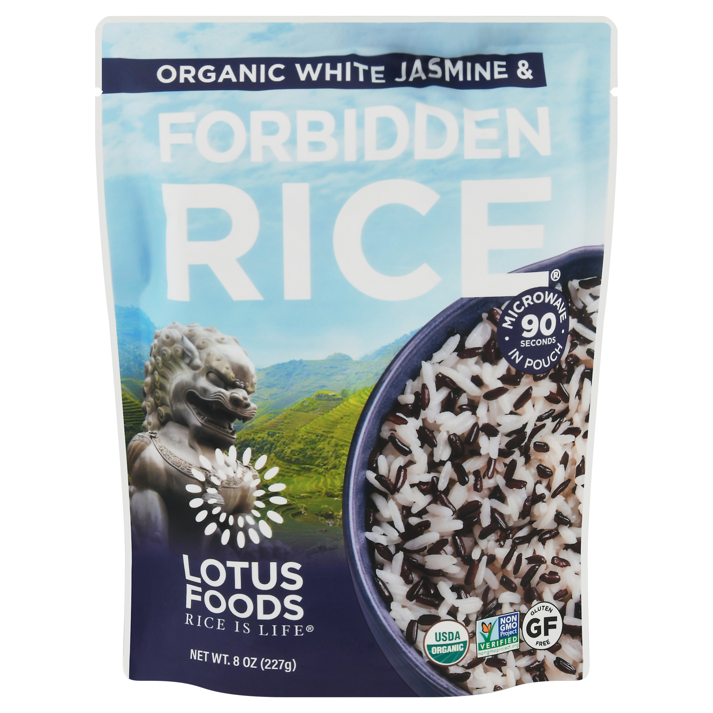 Lotus Foods Organic White Jasmine & Forbidden Rice