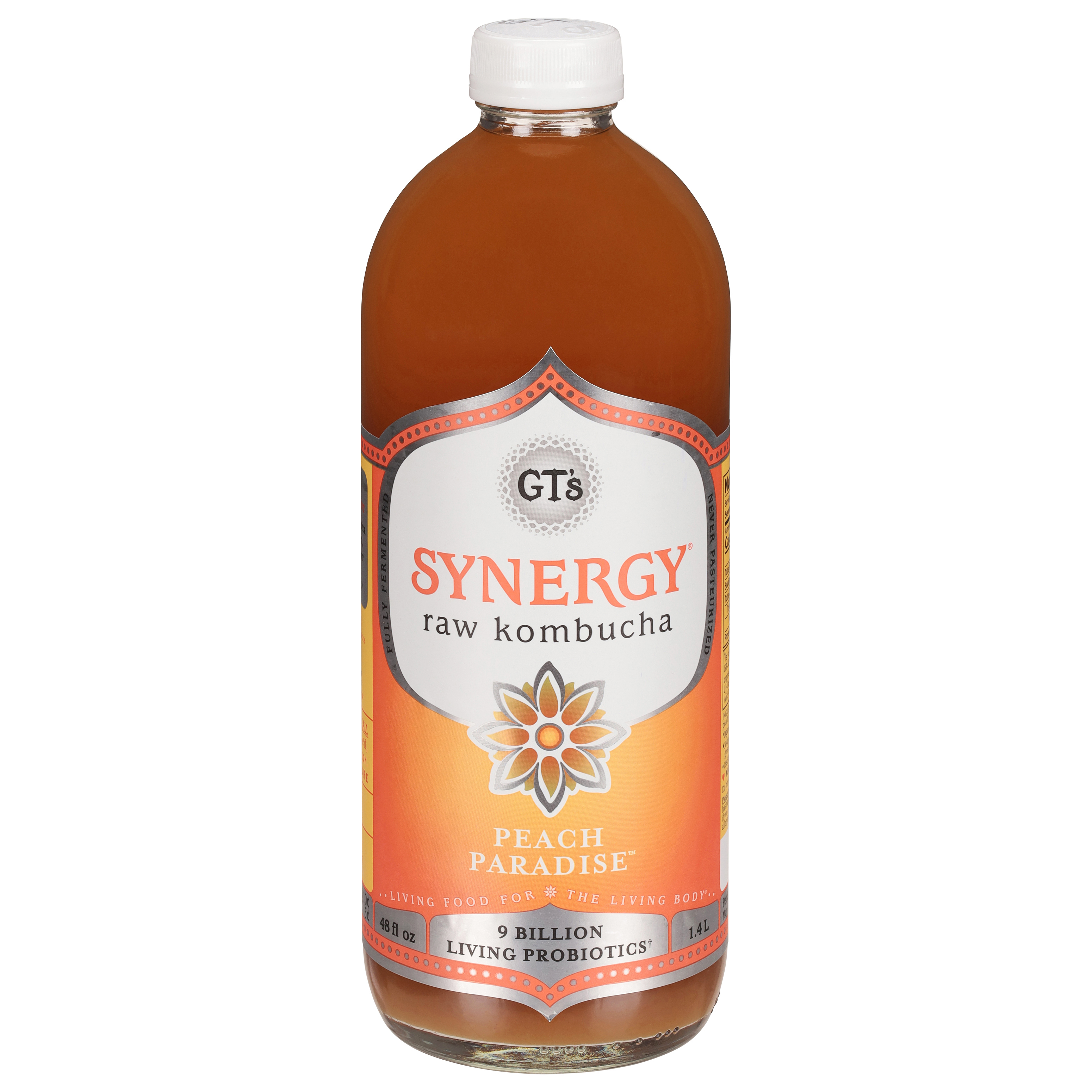 Synergy Raw Peach Paradise Kombucha