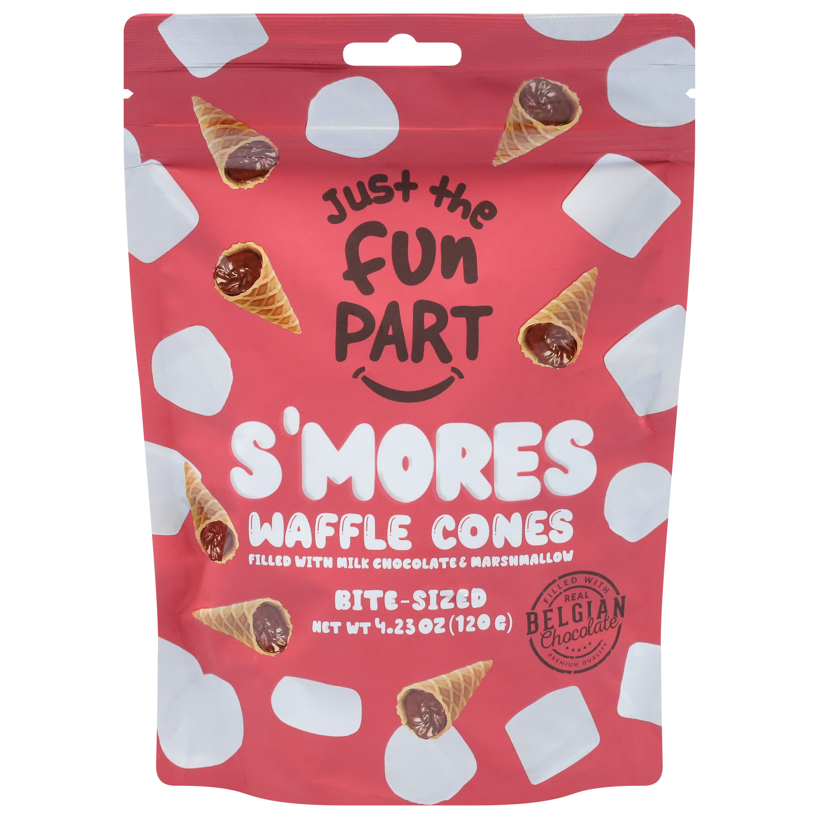 Just the Fun Part Bite Sized S'mores Waffle Cones Bite-Sized