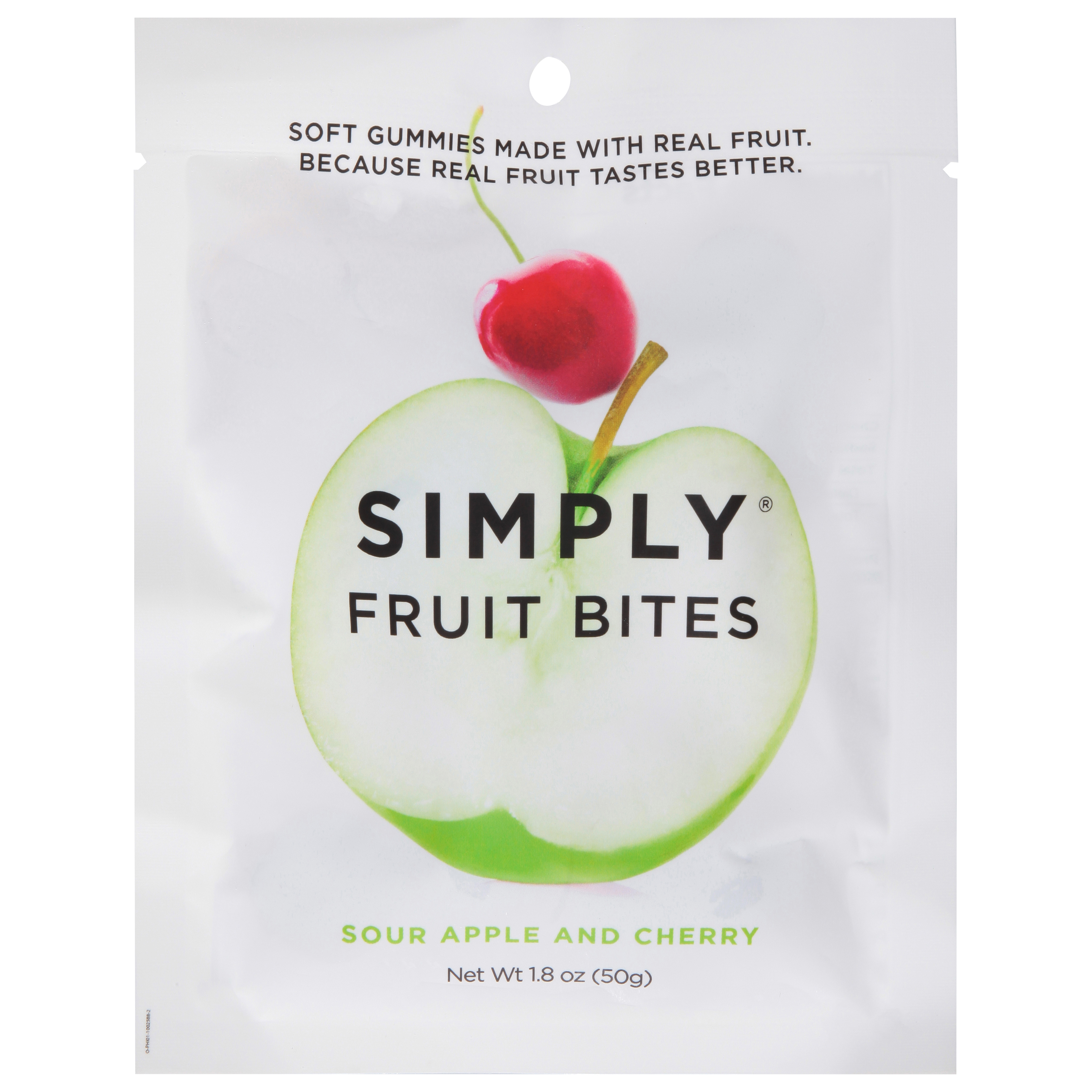 Simply Sour Apple and Cherry Fruit Bites
