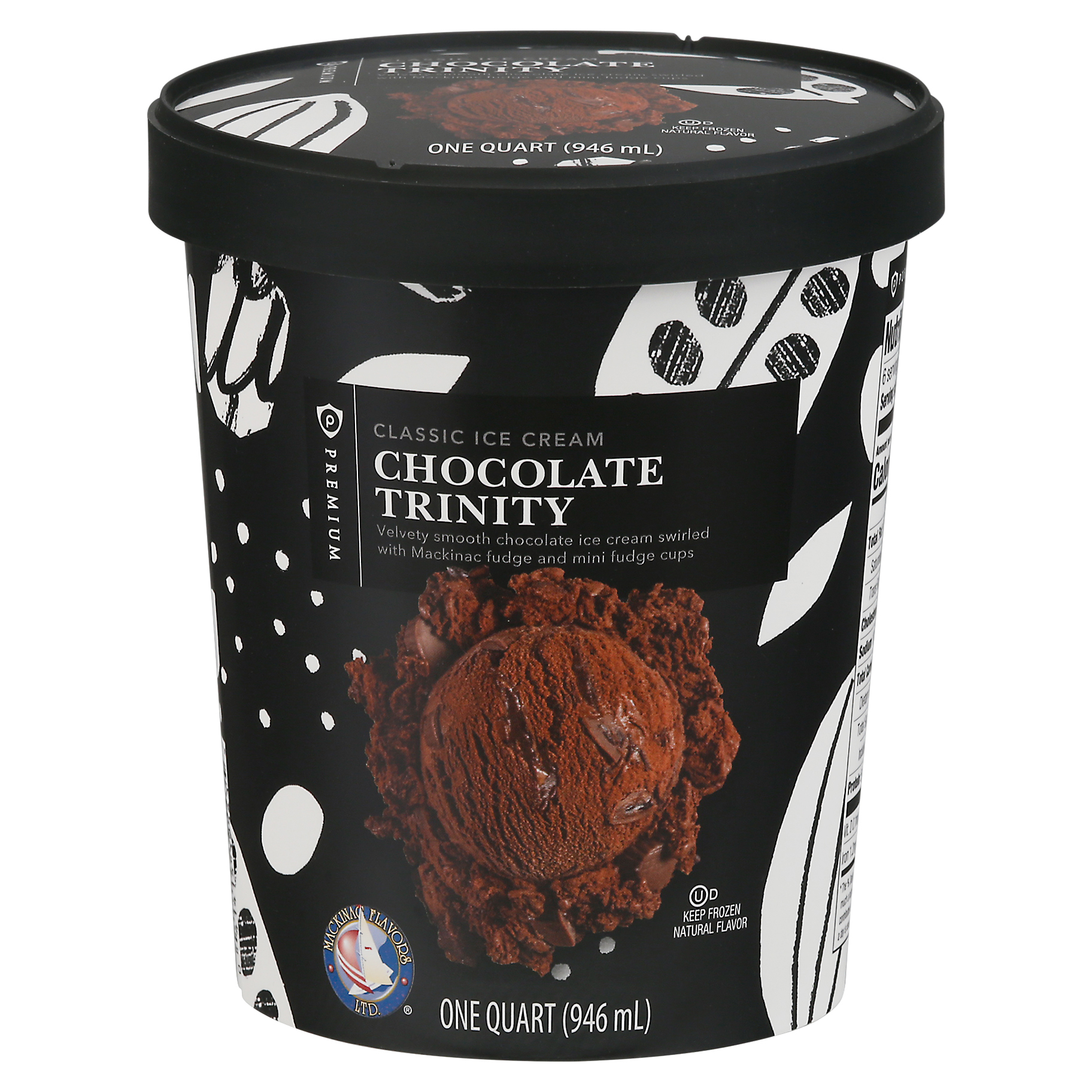 Publix Premium Chocolate Trinity Classic Ice Cream 1 Qt 5131