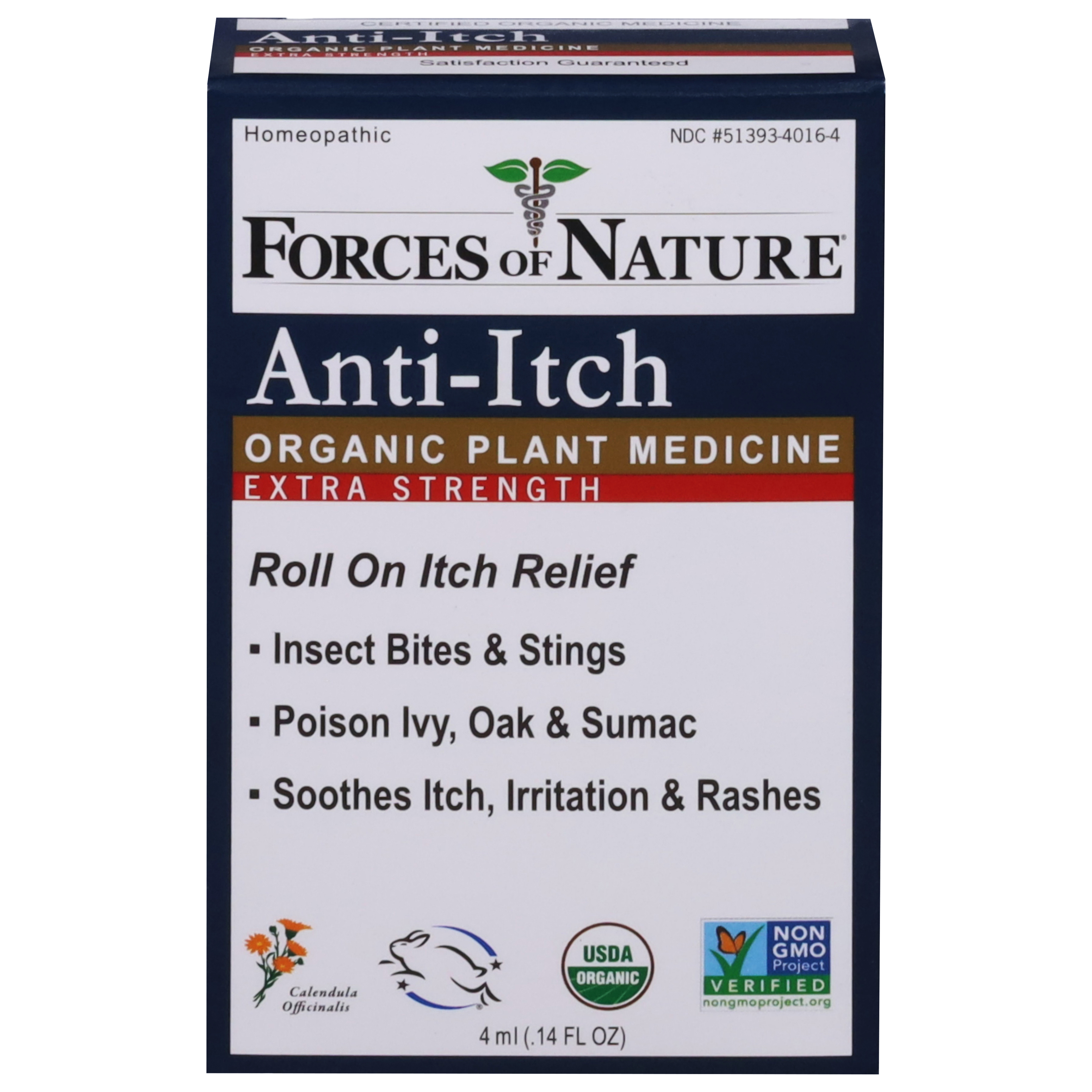 Forces of Nature Organic Plant Medicine Extra Strength Anti-Itch