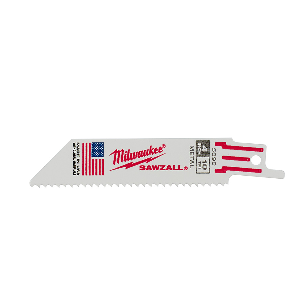 4" 10 TPI   SAWZALL Blades (5 Pk)