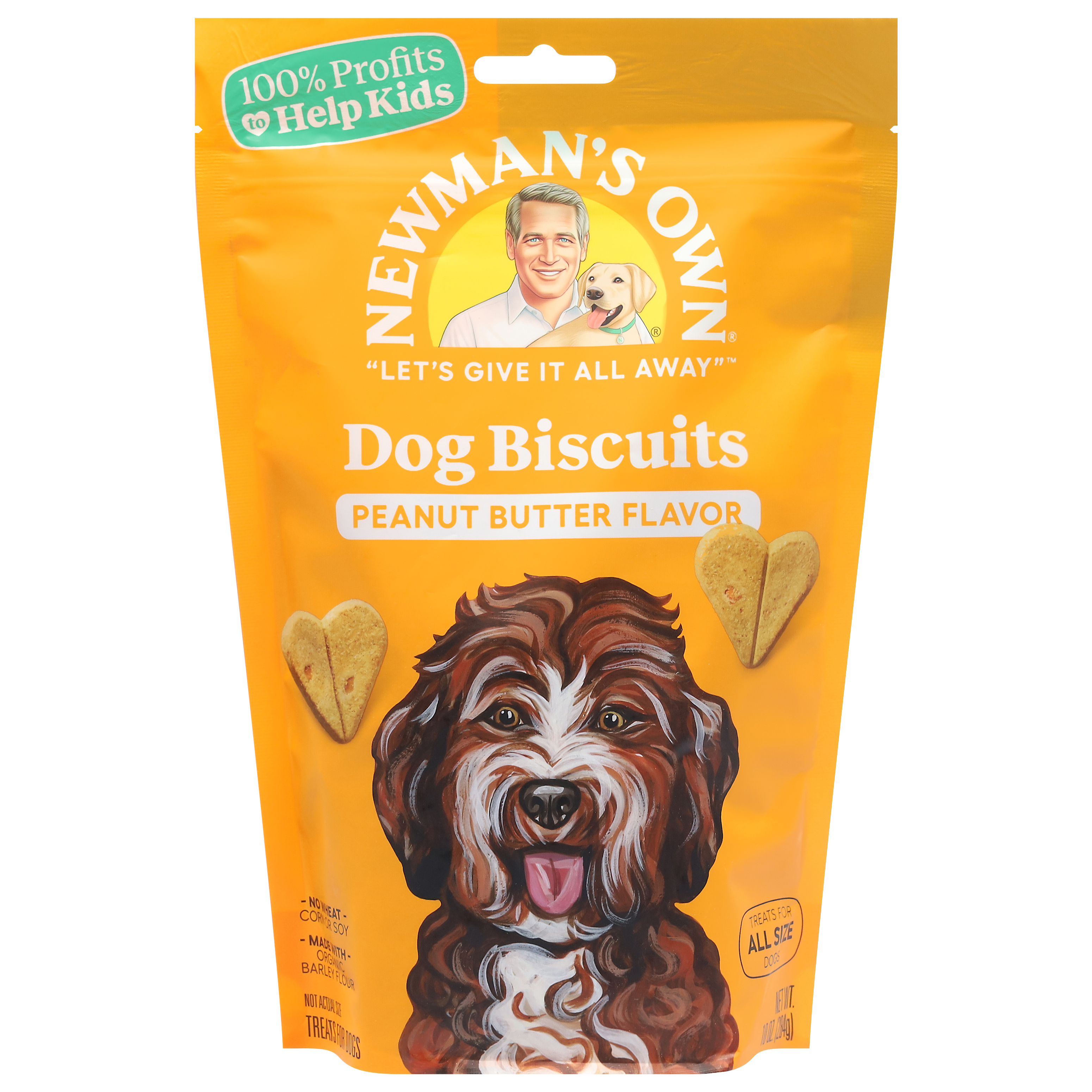 Newman's Own Peanut Butter Flavor Dog Biscuits