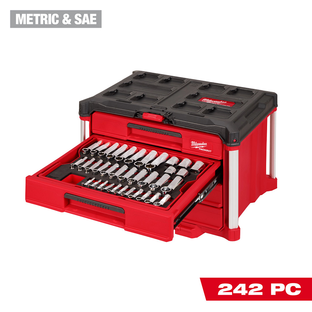 Product image for MILWAUKEE 48-22-9491 DRIVE/SKT SET