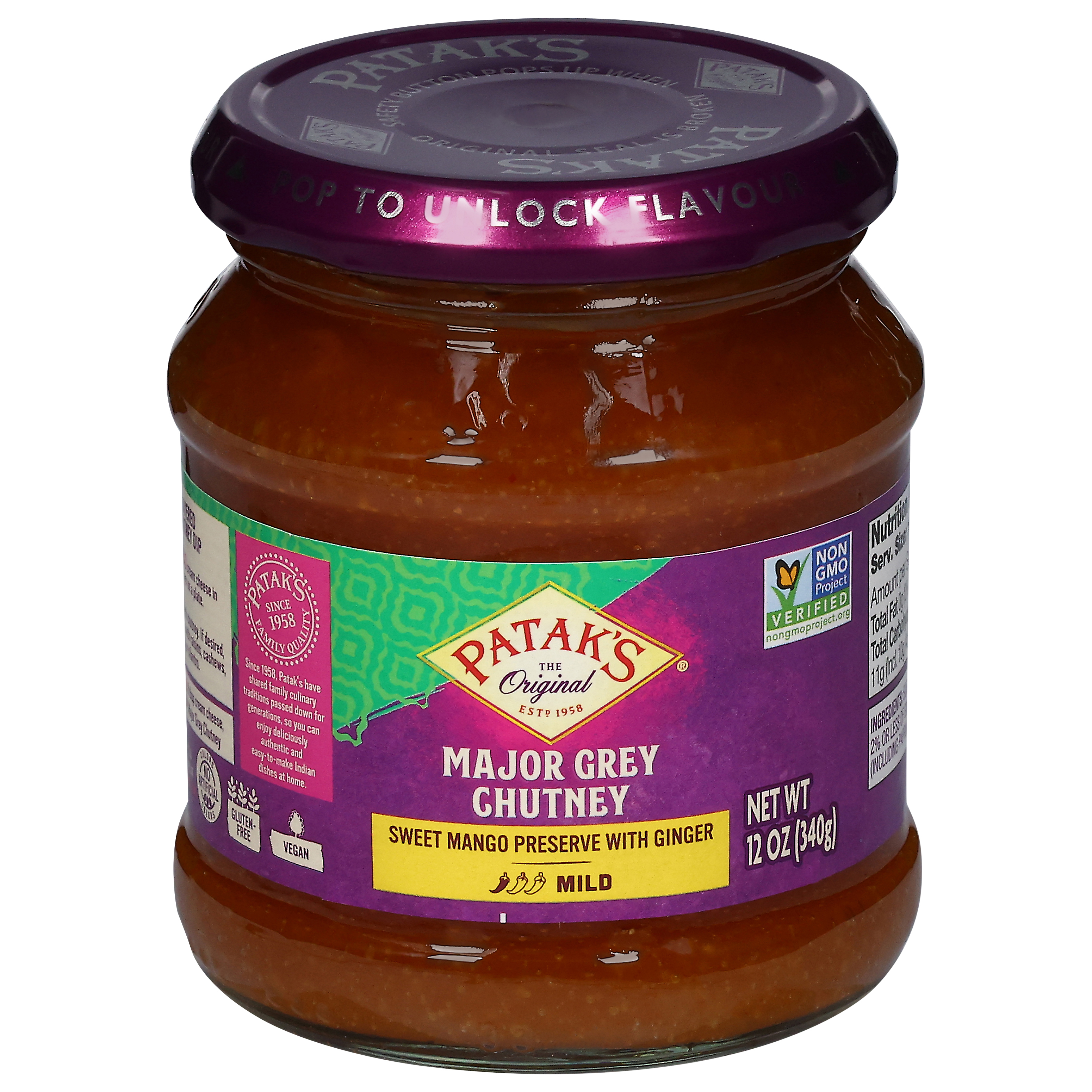 Patak's Mild Major Grey Chutney