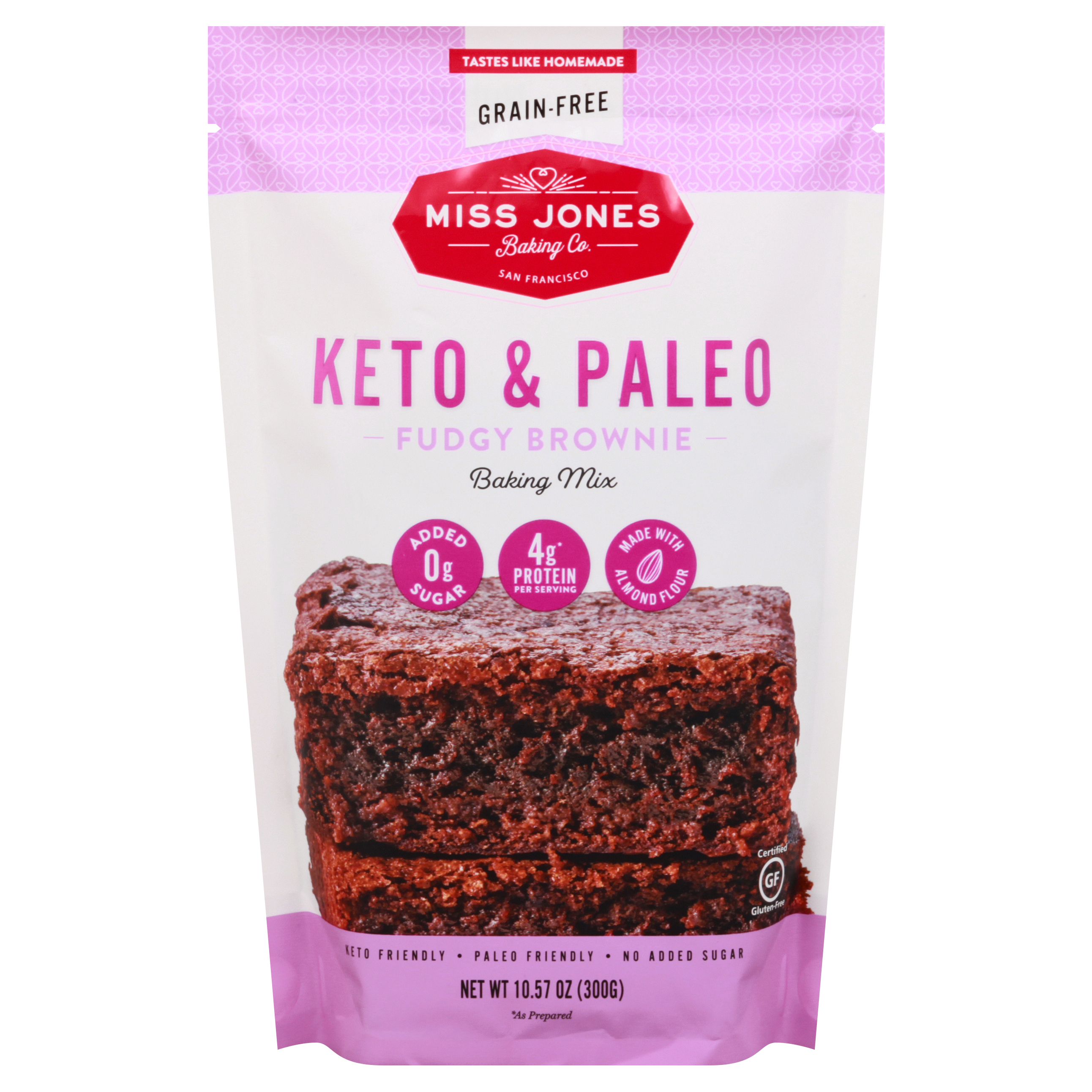 Miss Jones Keto & Paleo Fudgy Brownie Baking Mix