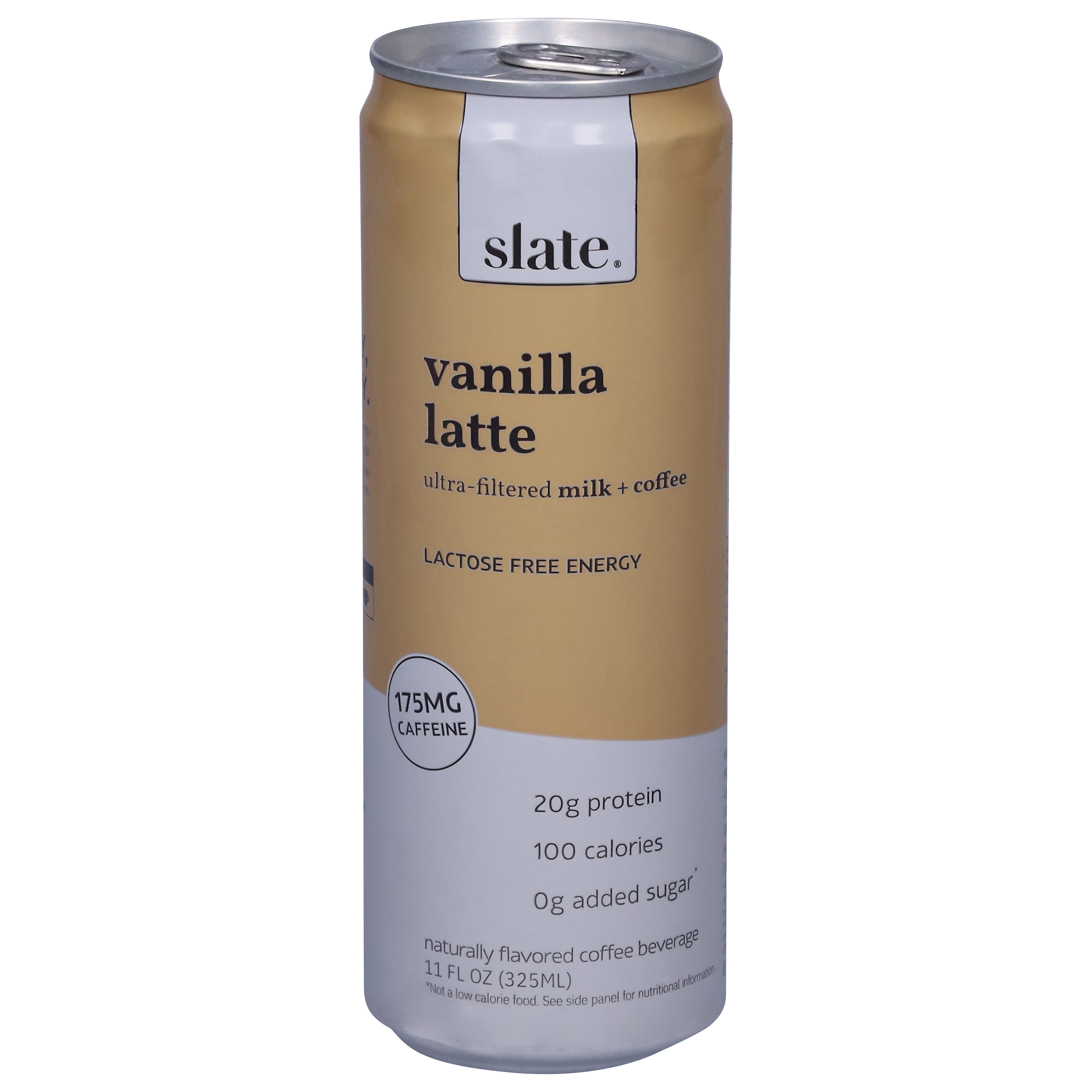 Slate Ultra Filtered Vanilla Latte Coffee Beverage