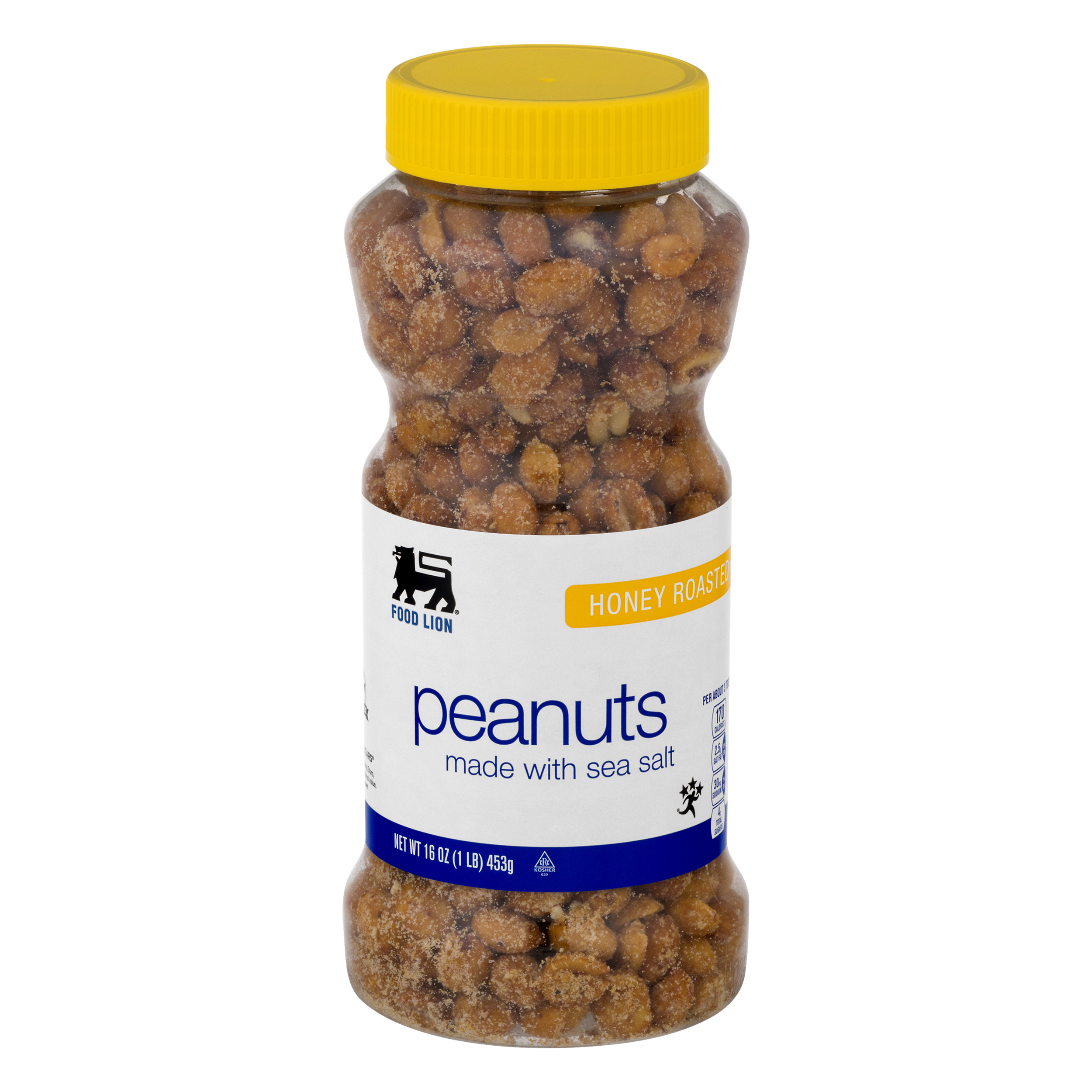 Food Lion Honey Roasted Peanuts 16 oz CONTAINER