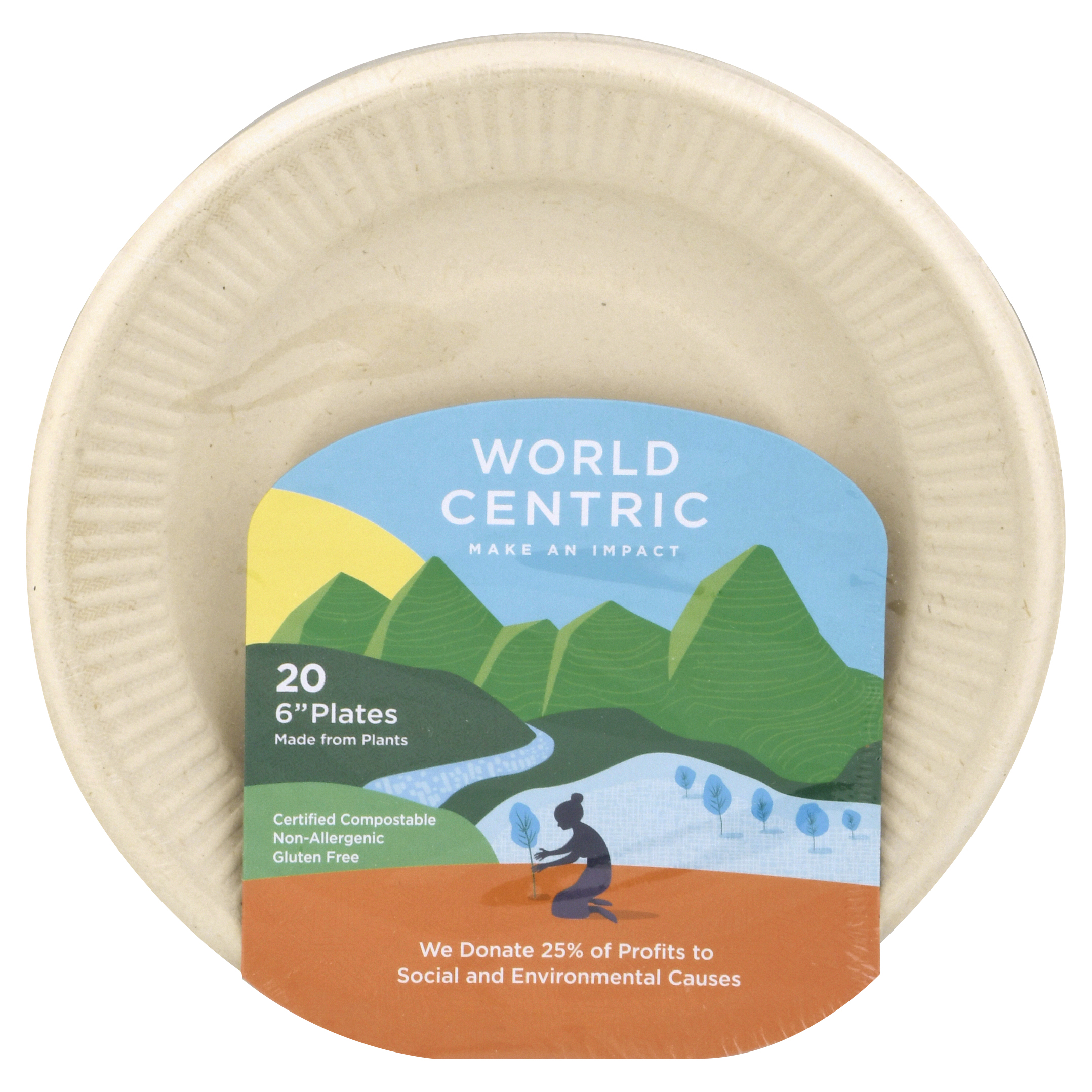 World Centric 6 Inch Plates