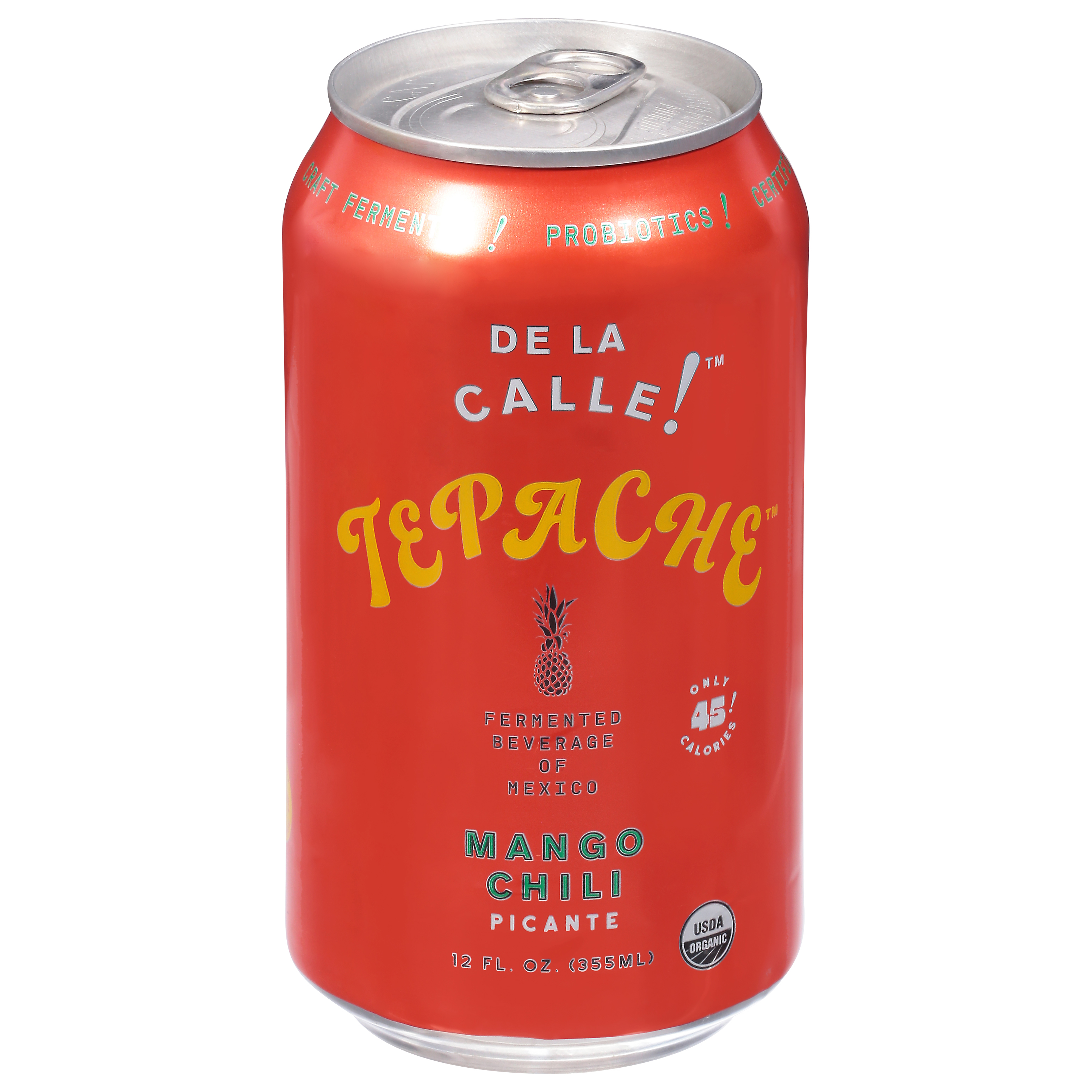De La Calle! Tepache Mango Chili Fermented Beverage