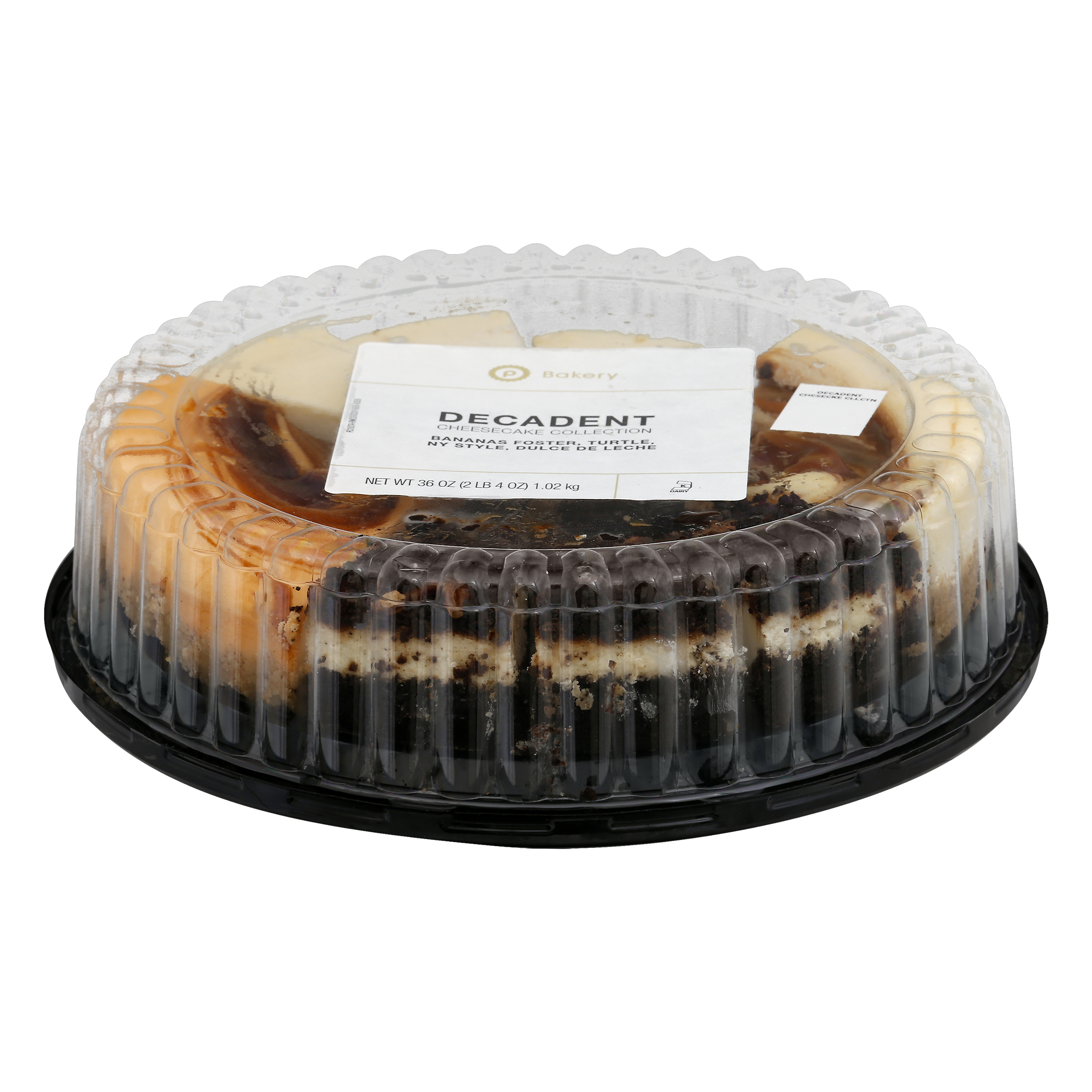 Publix Bakery Decadent Cheesecake Collection 36 oz CLAM SHELL