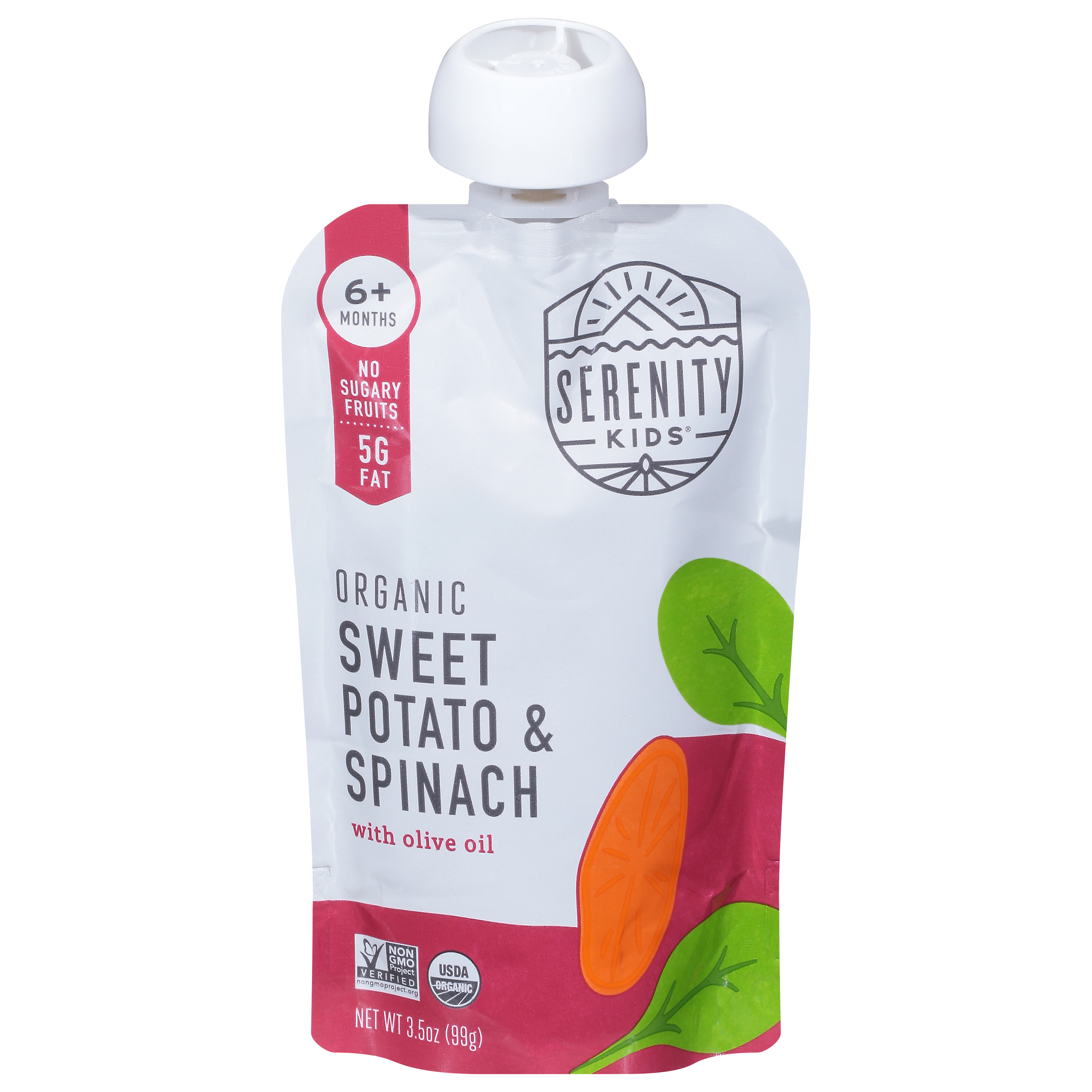 Serenity Kids Organic 6+ Months Sweet Potato & Spinach