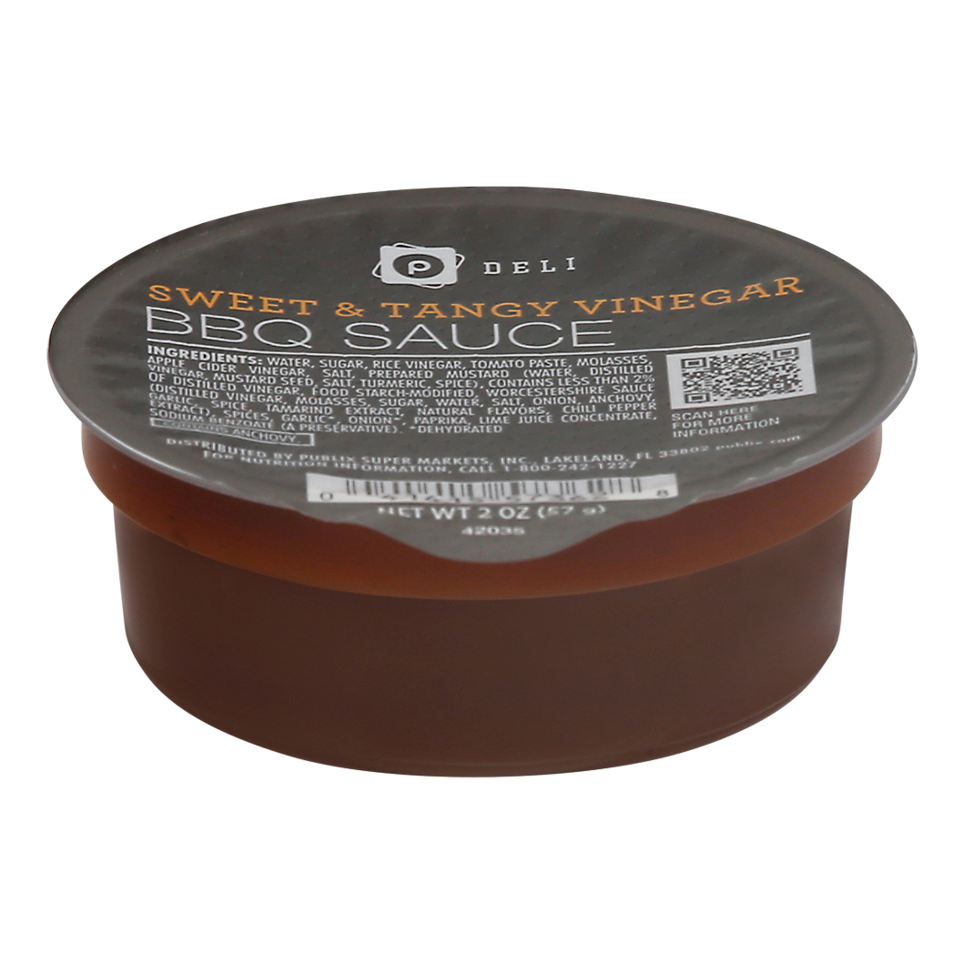 Publix Deli Sweet & Tangy Vinegar BBQ Sauce 2 oz