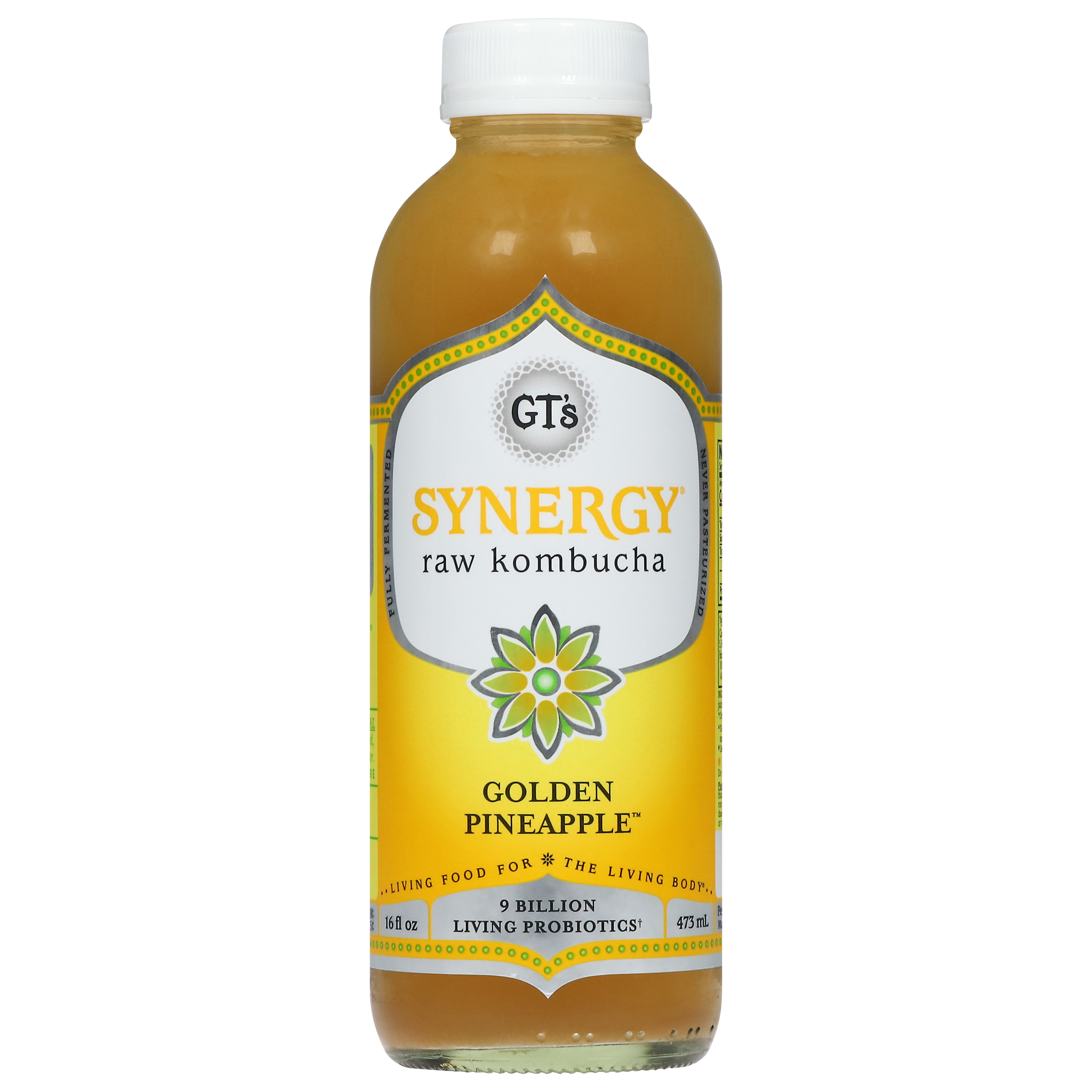 GT's Synergy Raw Golden Pineapple Kombucha