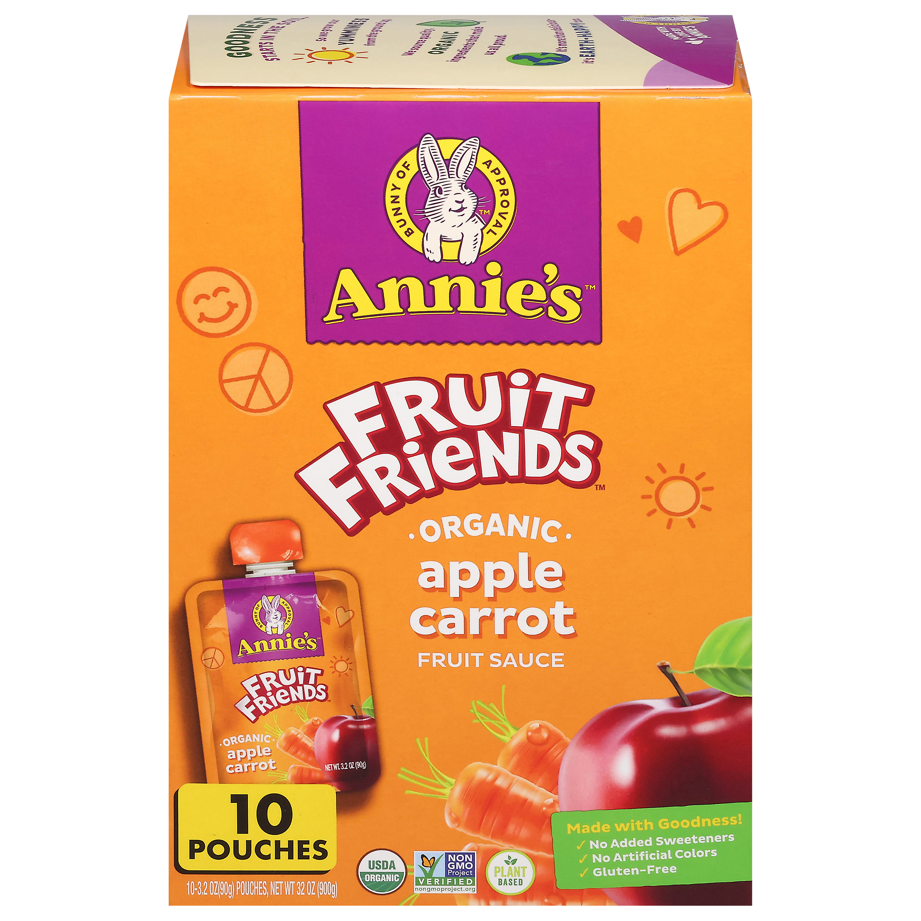 Annie's Fruit Friends Organic Apple Carrot Fruit Sauce