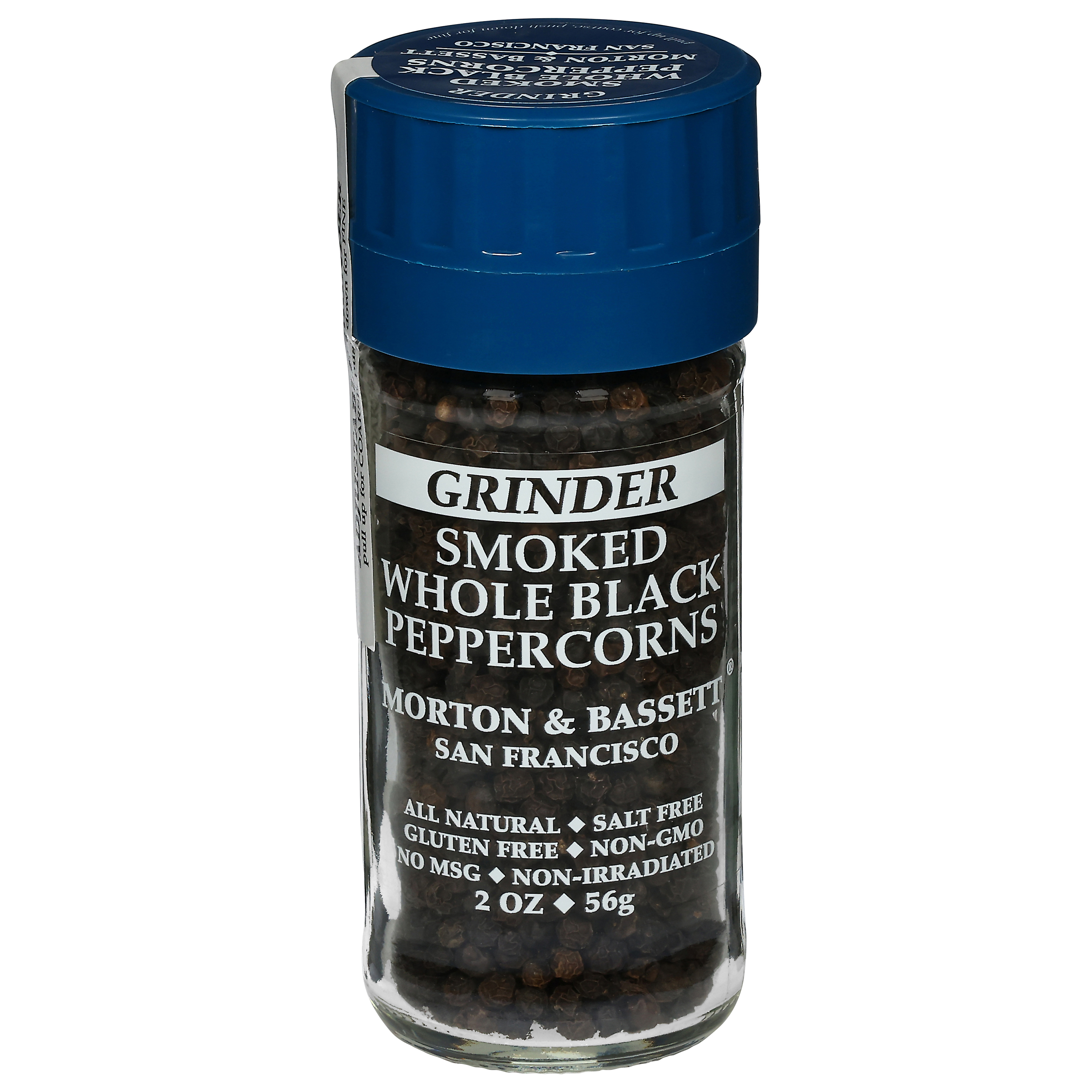Morton & Bassett Grinder Smoked Whole Black Peppercorns