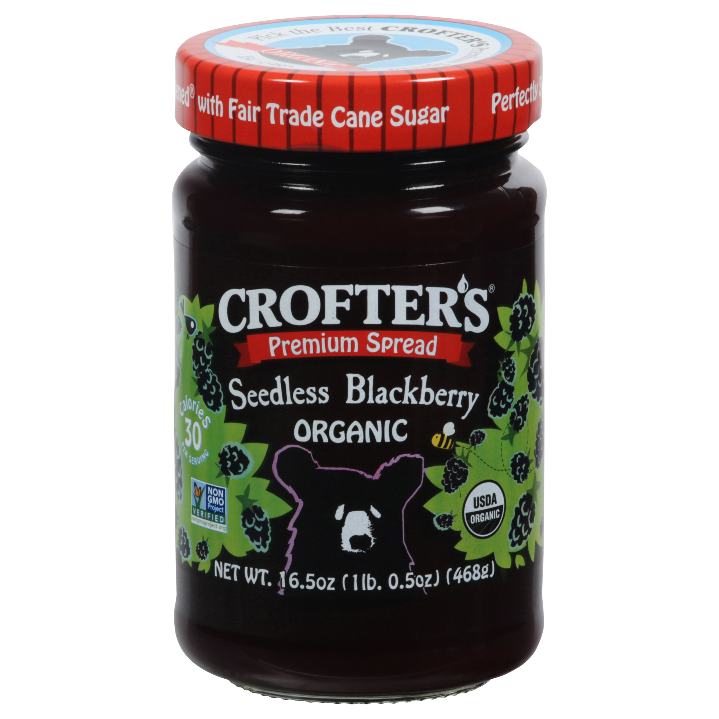 Crofter's Organic Seedless Blackberry Premium Spread