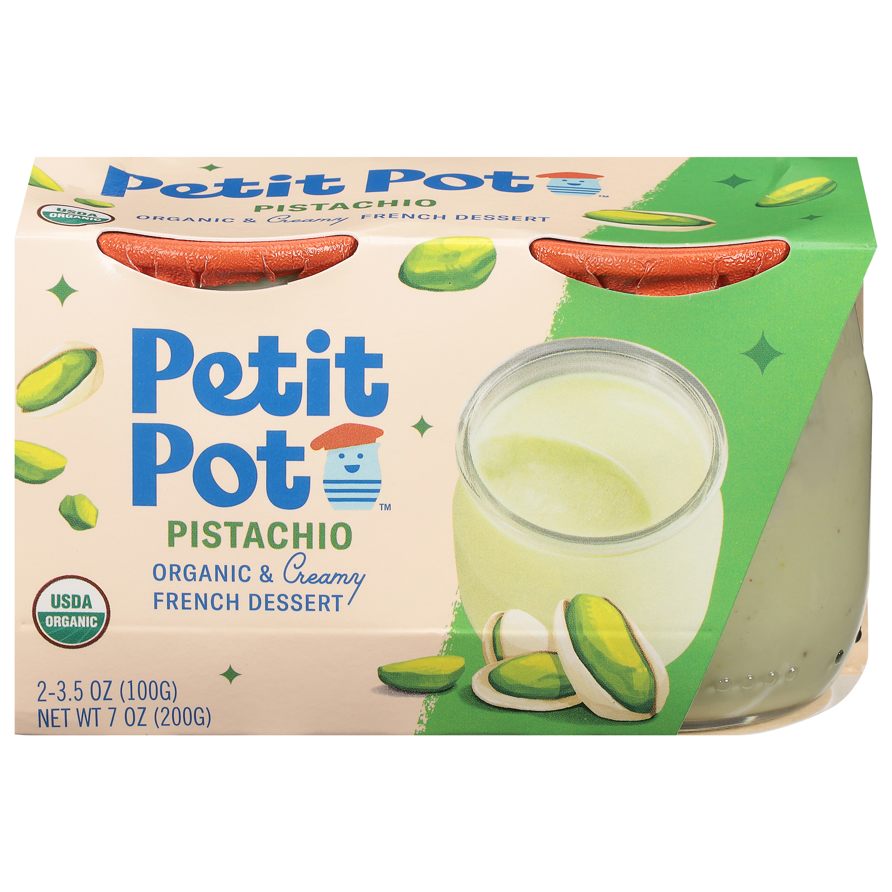 Petit Pot Organic & Creamy Pistachio French Dessert