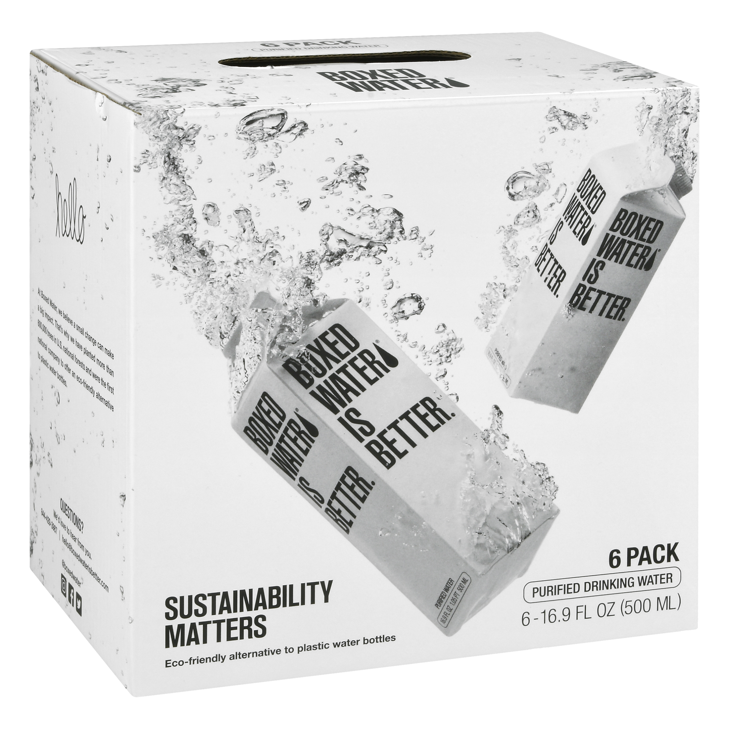 Boxed Water 6 Pack Purified Drinking Water