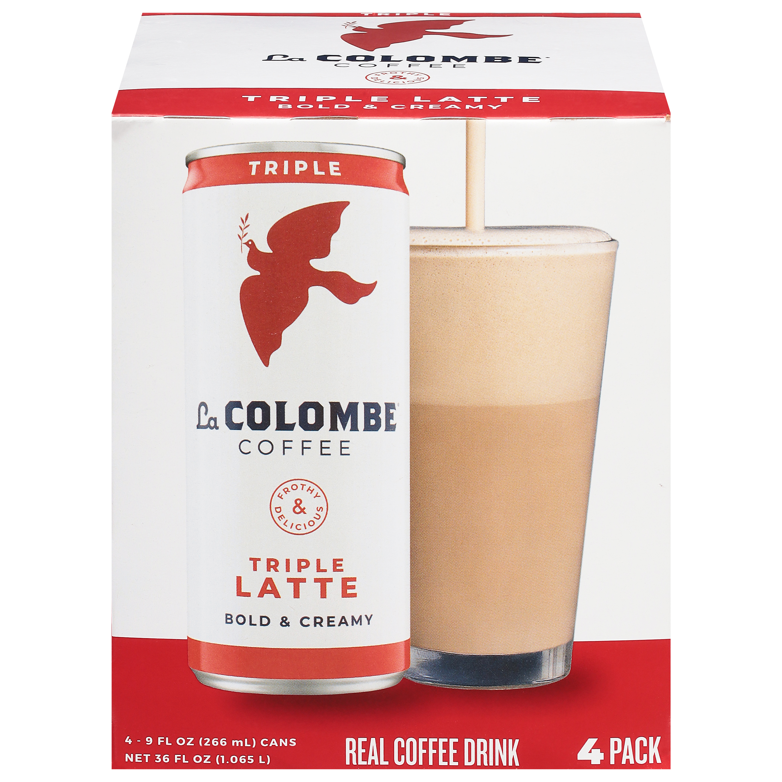 La Colombe Real Triple Latte Coffee Drink 4 Pack