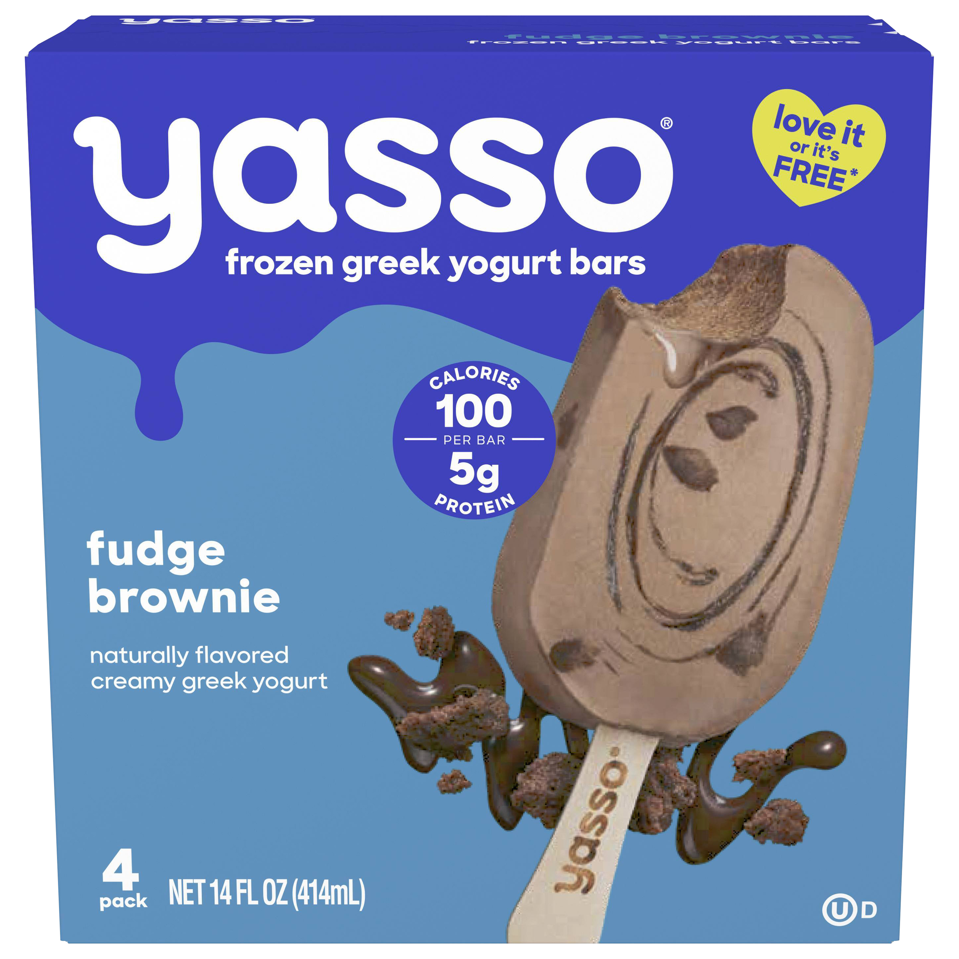 Yasso Yasso Frozen Greek Yogurt Bars Fudge Brownie Bars 4