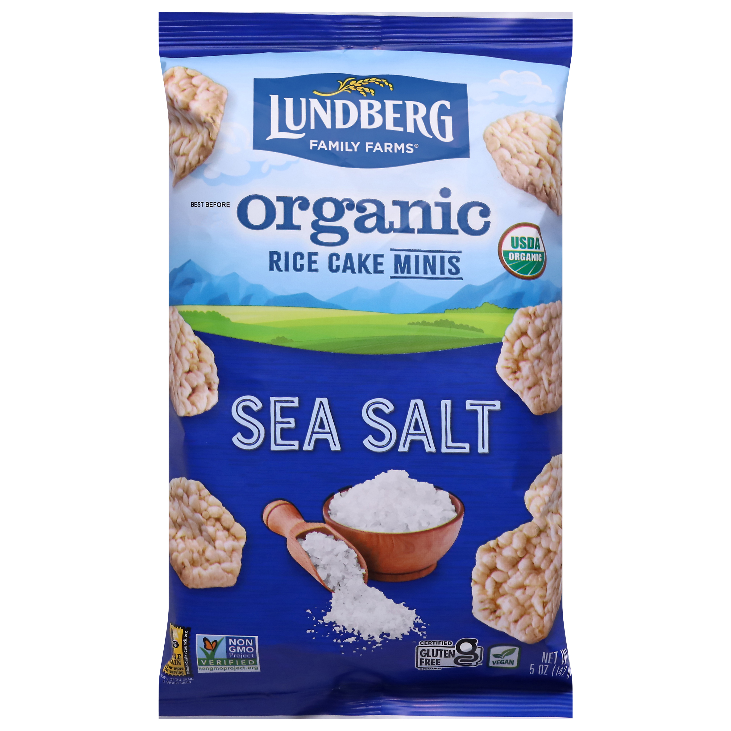 Lundberg Minis Organic Sea Salt Rice Cake