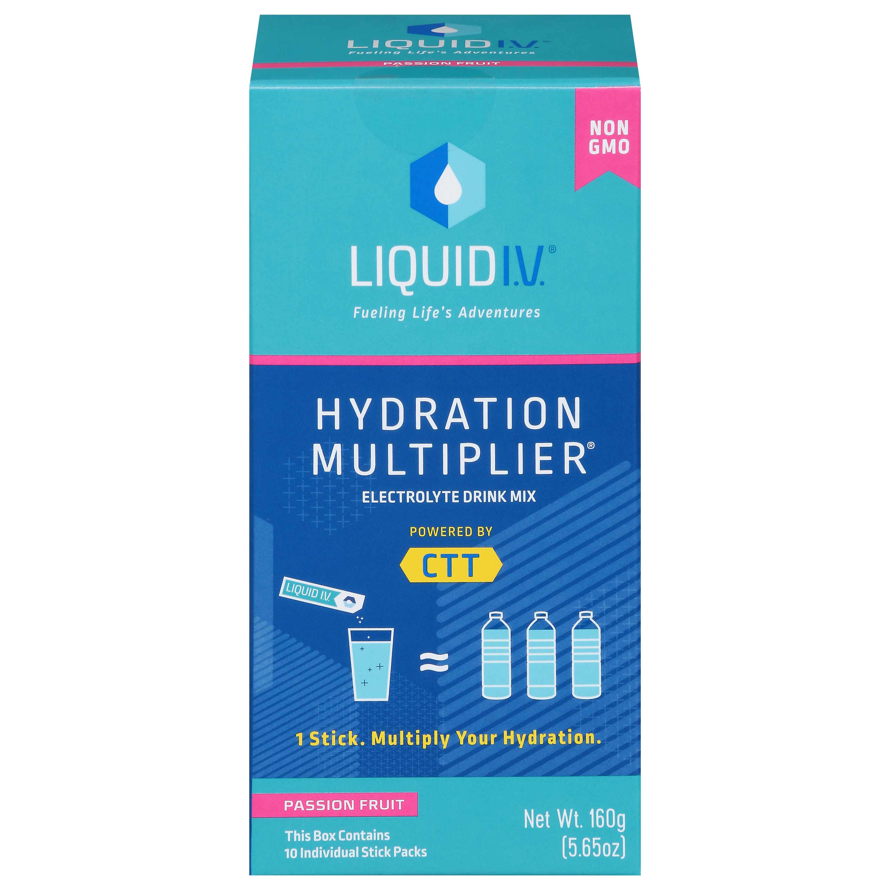Liquid I.V. Hydration Multiplier Passion Fruit Electrolyte Drink Mix