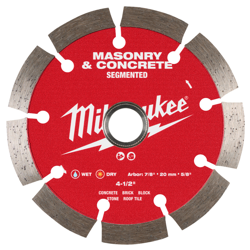 4-1/2" Segmented Masonry & Concrete Diamond Blade