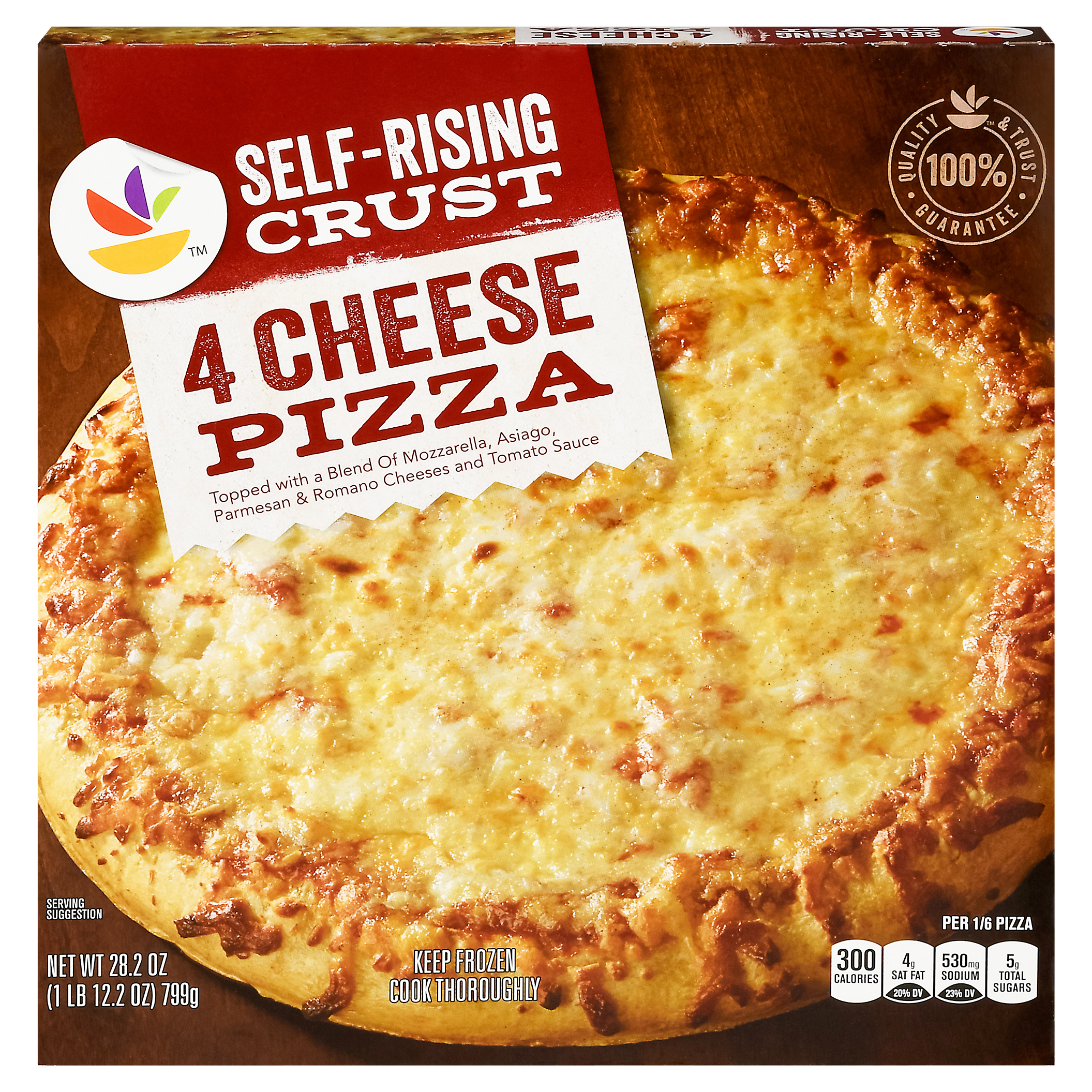 Ahold Self-Rising Crust 4 Cheese Pizza 28.2 oz