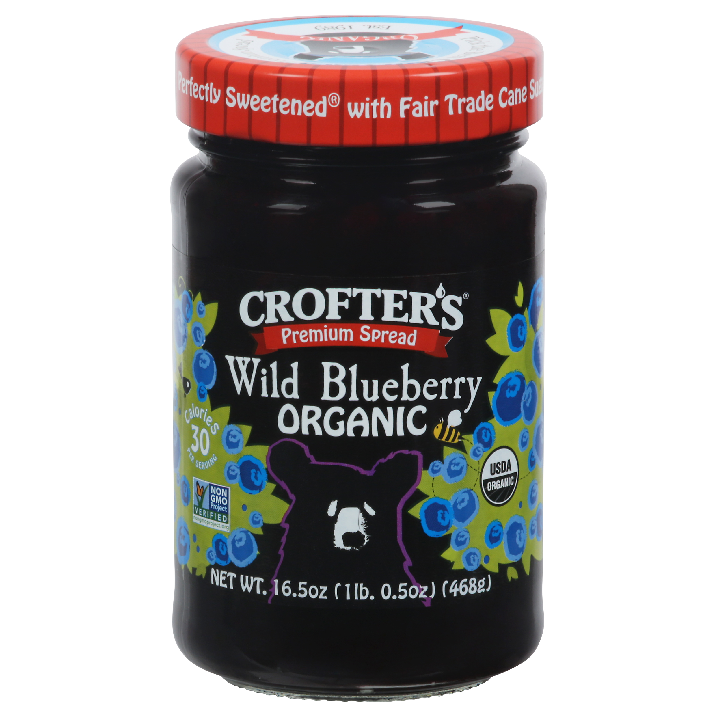 Crofter's Organic Wild Blueberry Premium Spread