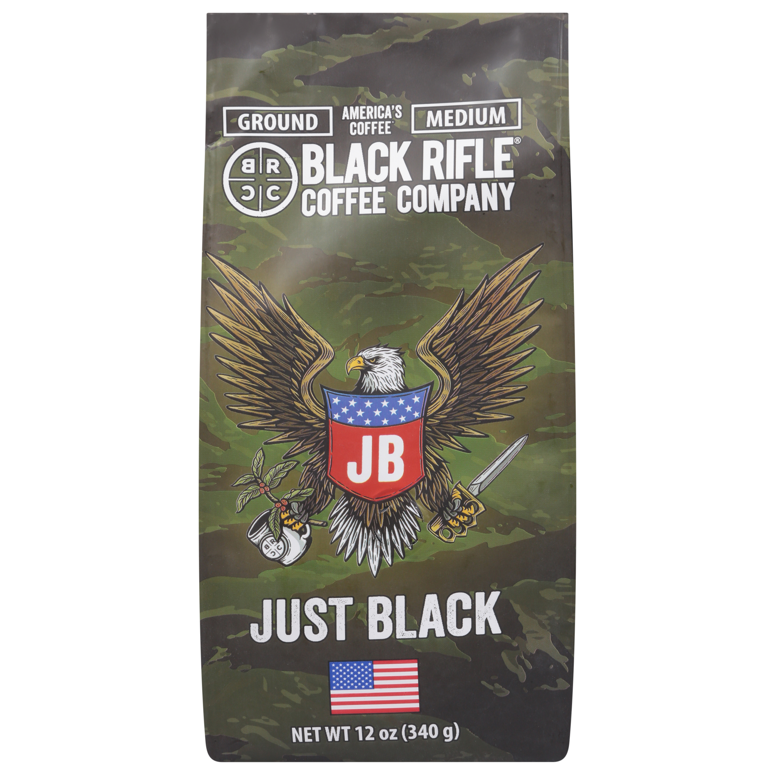Black Rifle Coffee Company Ground Medium Just Black Coffee
