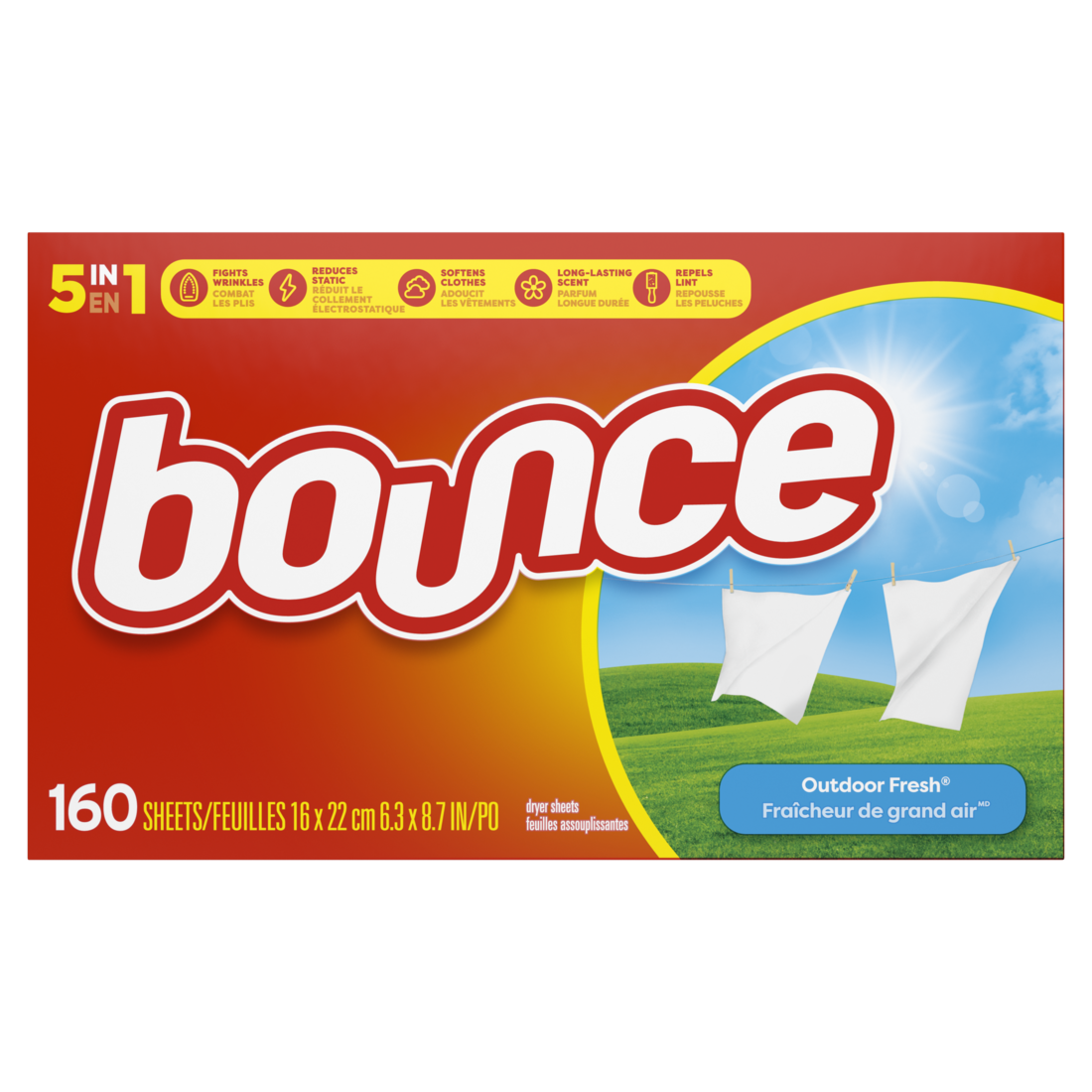 80168 BOUNCE SHEETS 6/160CT PGC80168CT