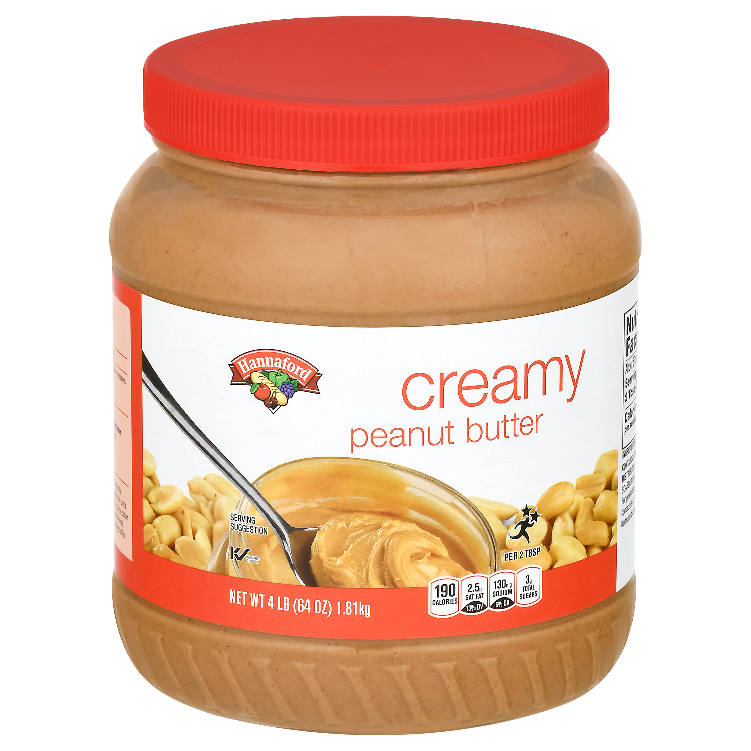 Hannaford Creamy Peanut Butter 4 lb