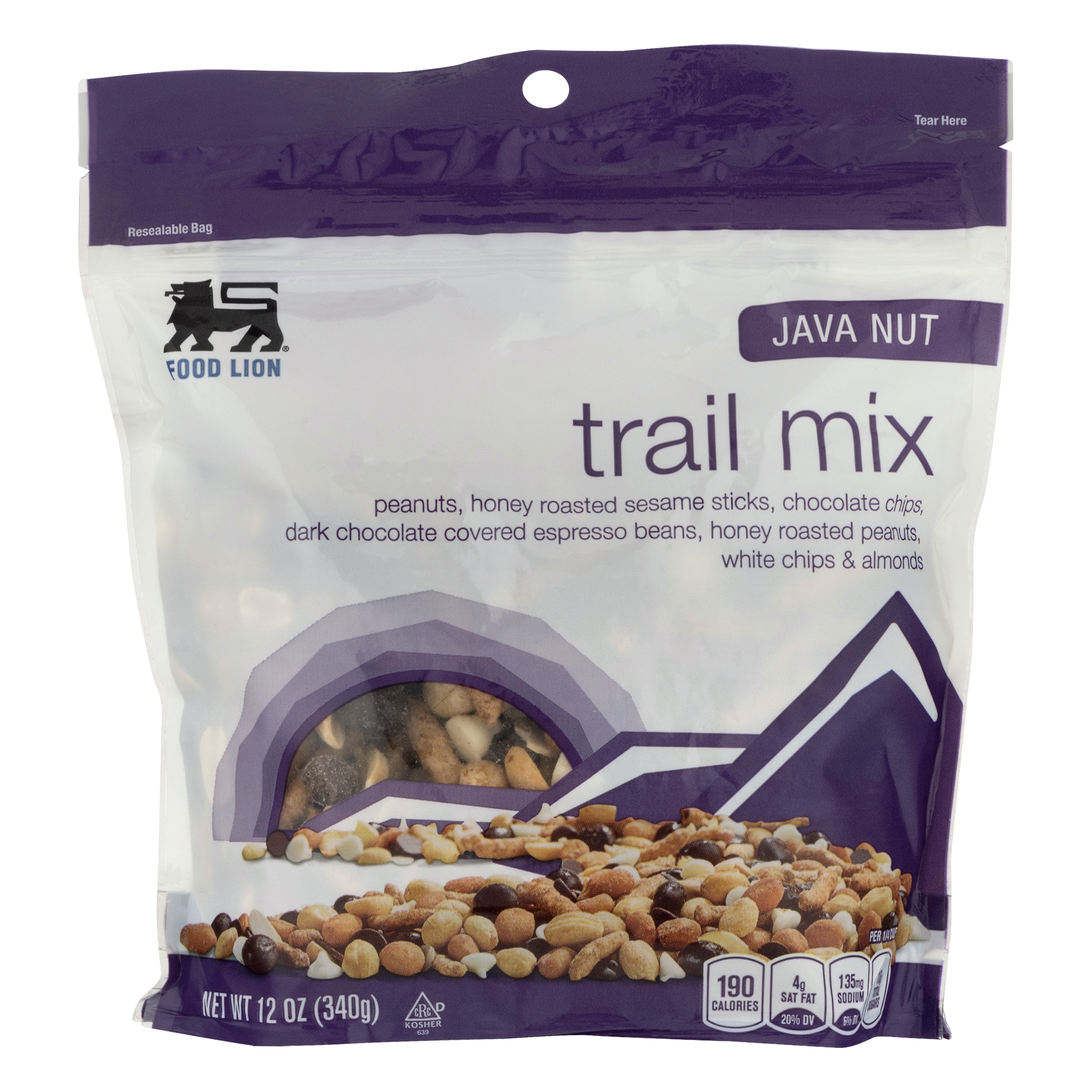 Food Lion Trail Mix, Java Nut, Pouch