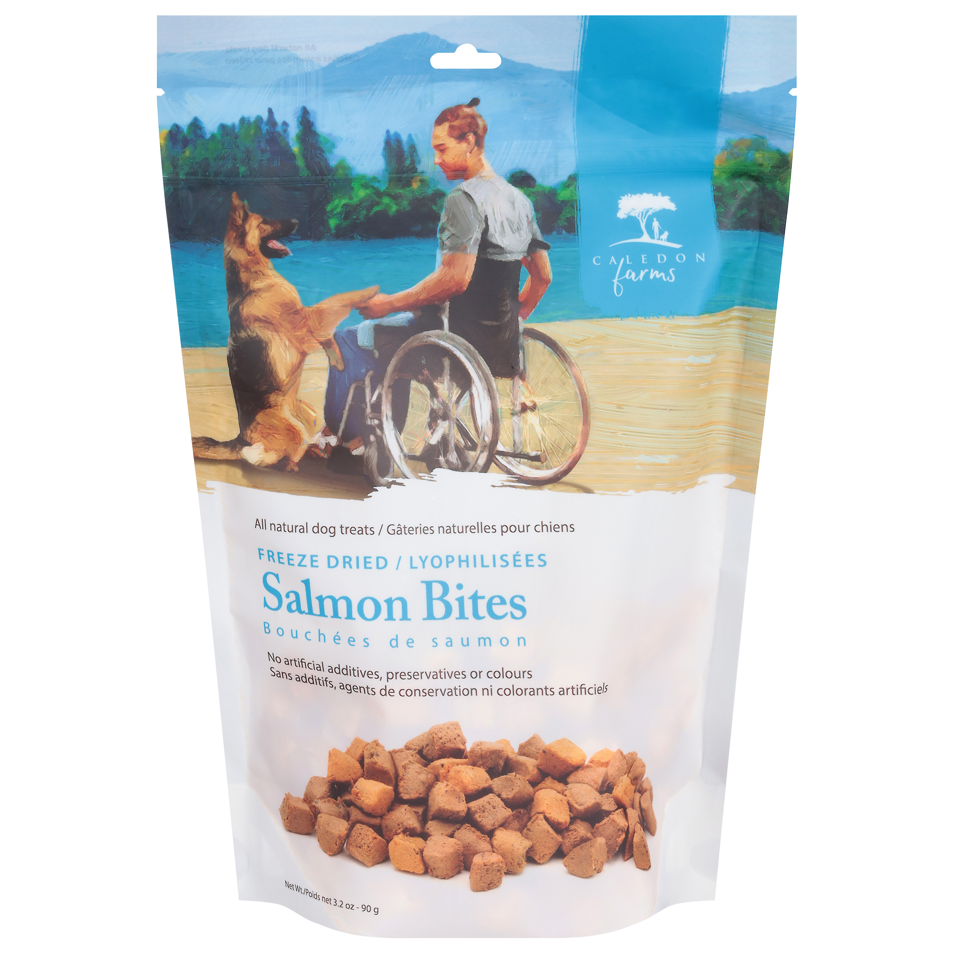 Caledon Farms Freeze Dried Salmon Bites Dog Treats