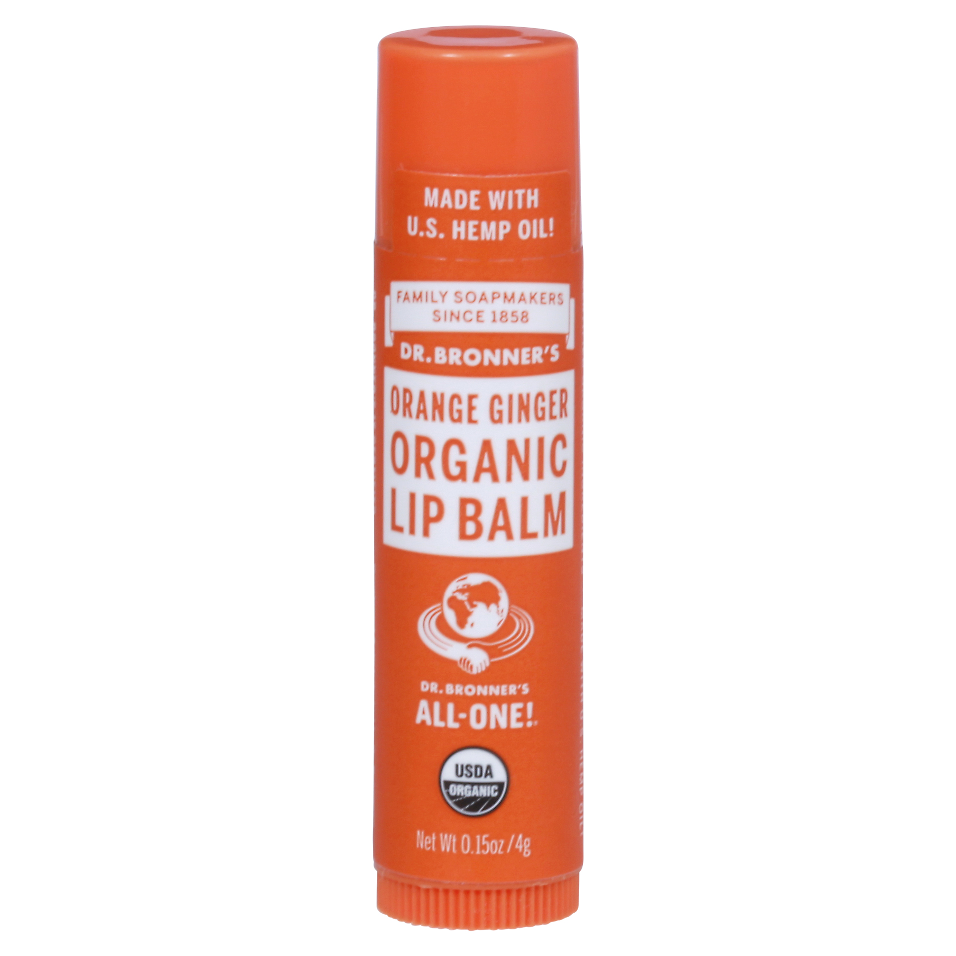 Dr. Bronner's Organic Orange Ginger Lip Balm