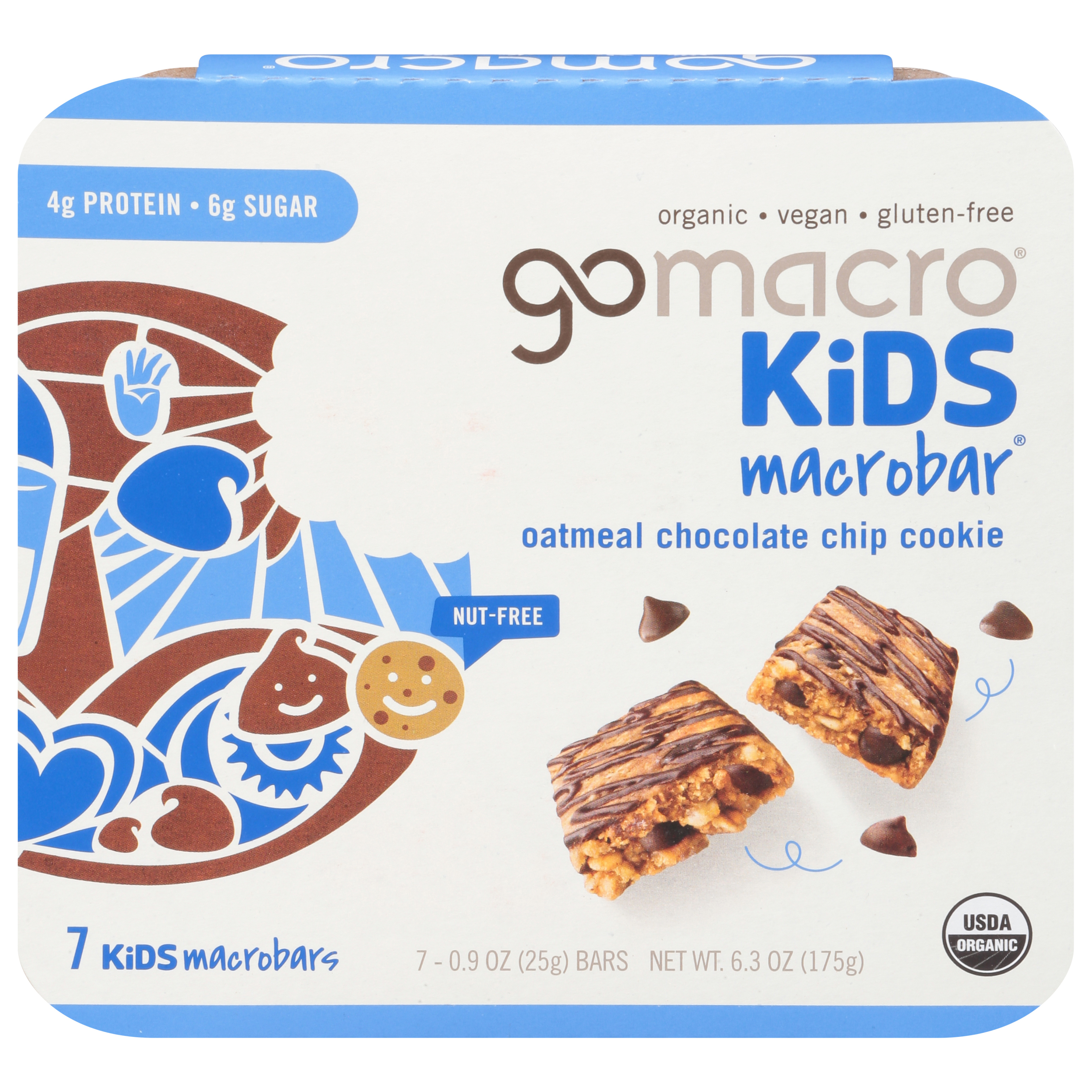 GoMacro Kids Oatmeal Chocolate Chip Brownie MacroBars