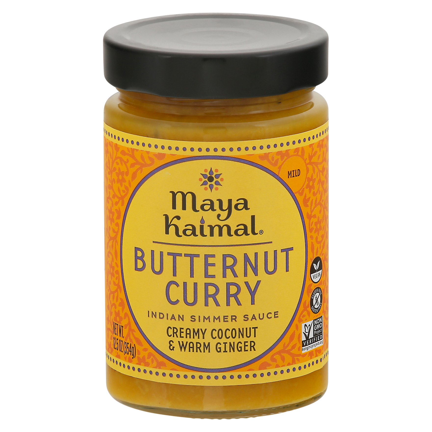 Maya Kaimal Mild Butternut Curry Indian Simmer Sauce