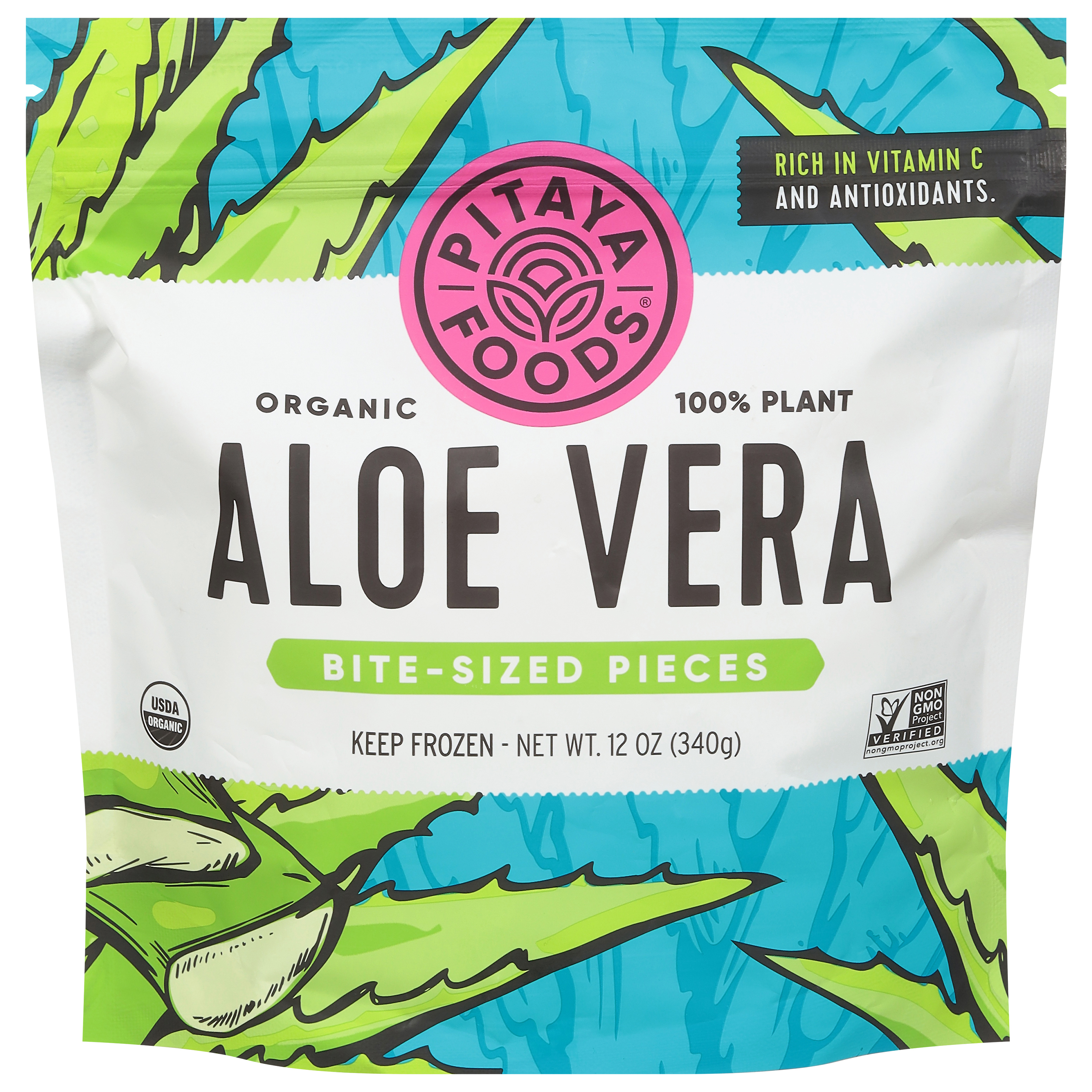 Pitaya Foods Organic Aloe Vera Bite-Sized Pieces