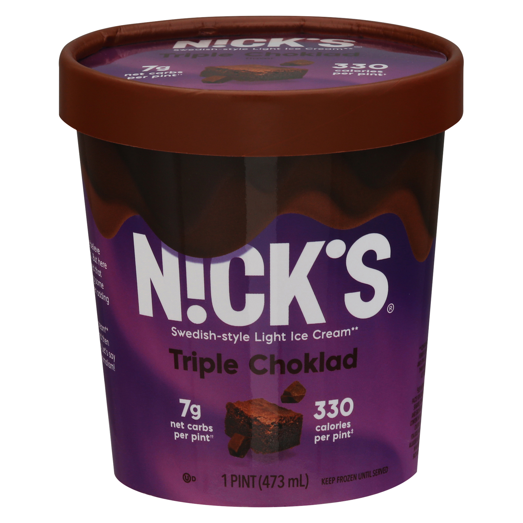 Nick's Triple Choklad Swedish-Style Light Ice Cream