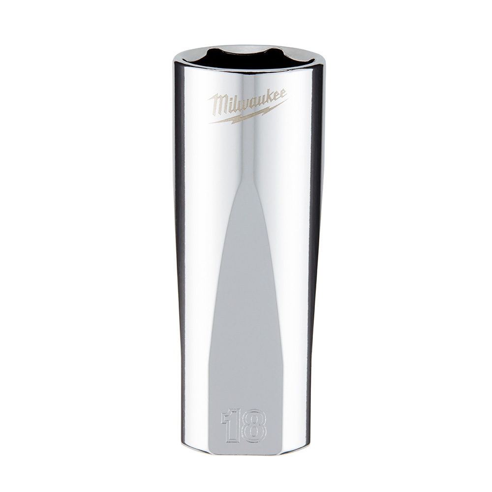 3/8 in. Drive 18mm Metric 6-Point Deep Socket