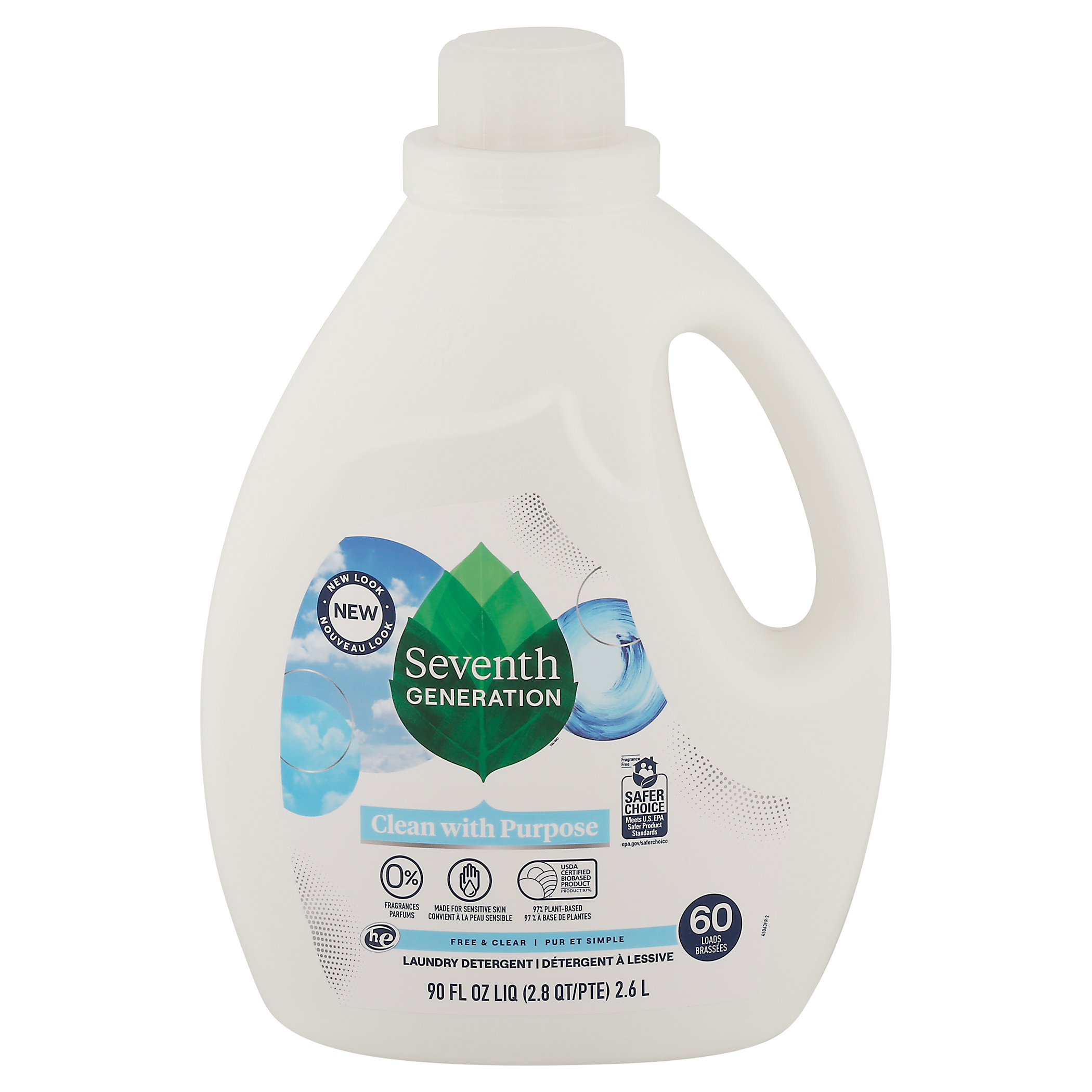 Seventh Generation HE Free & Clear Laundry Detergent