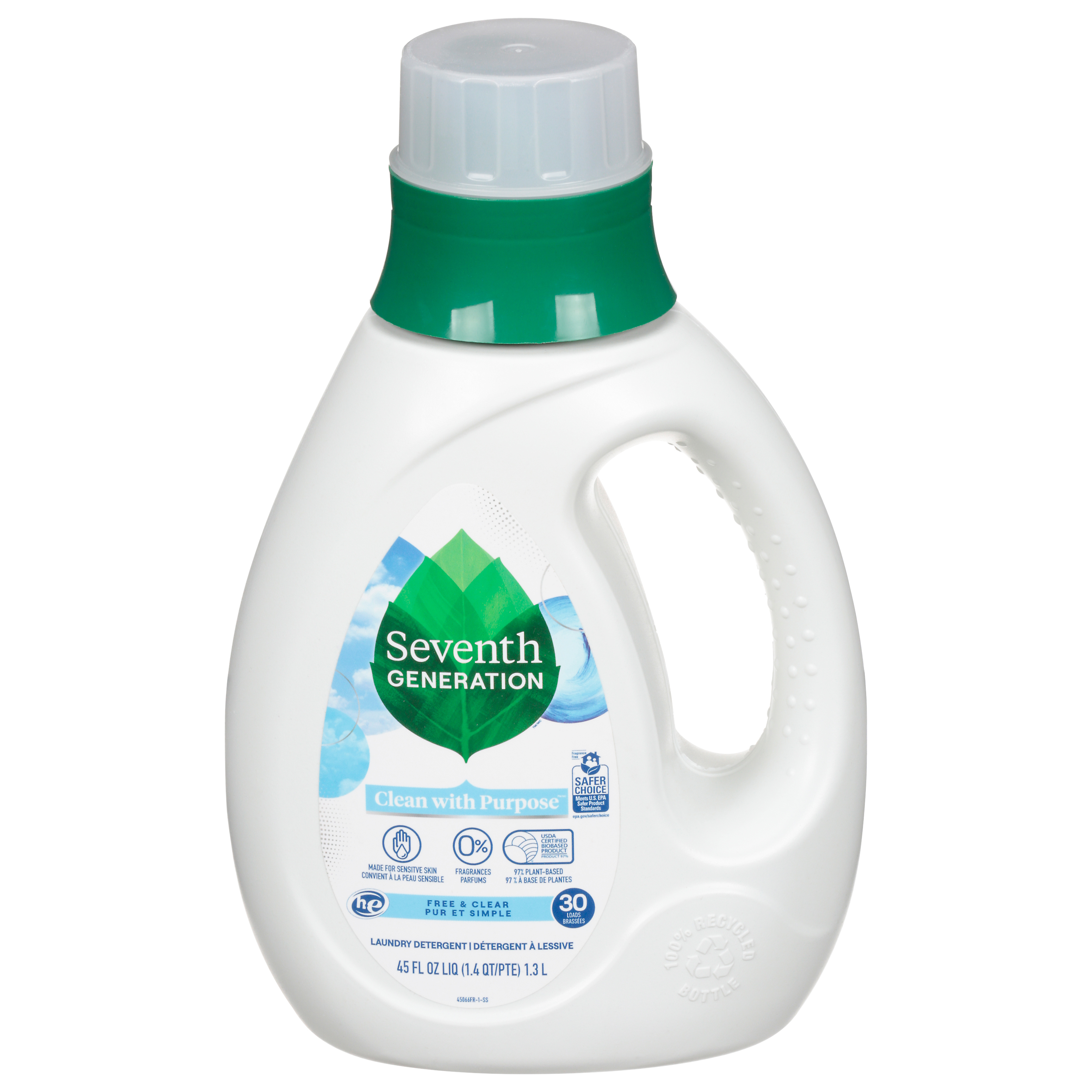 Seventh Generation HE Free & Clear Laundry Detergent