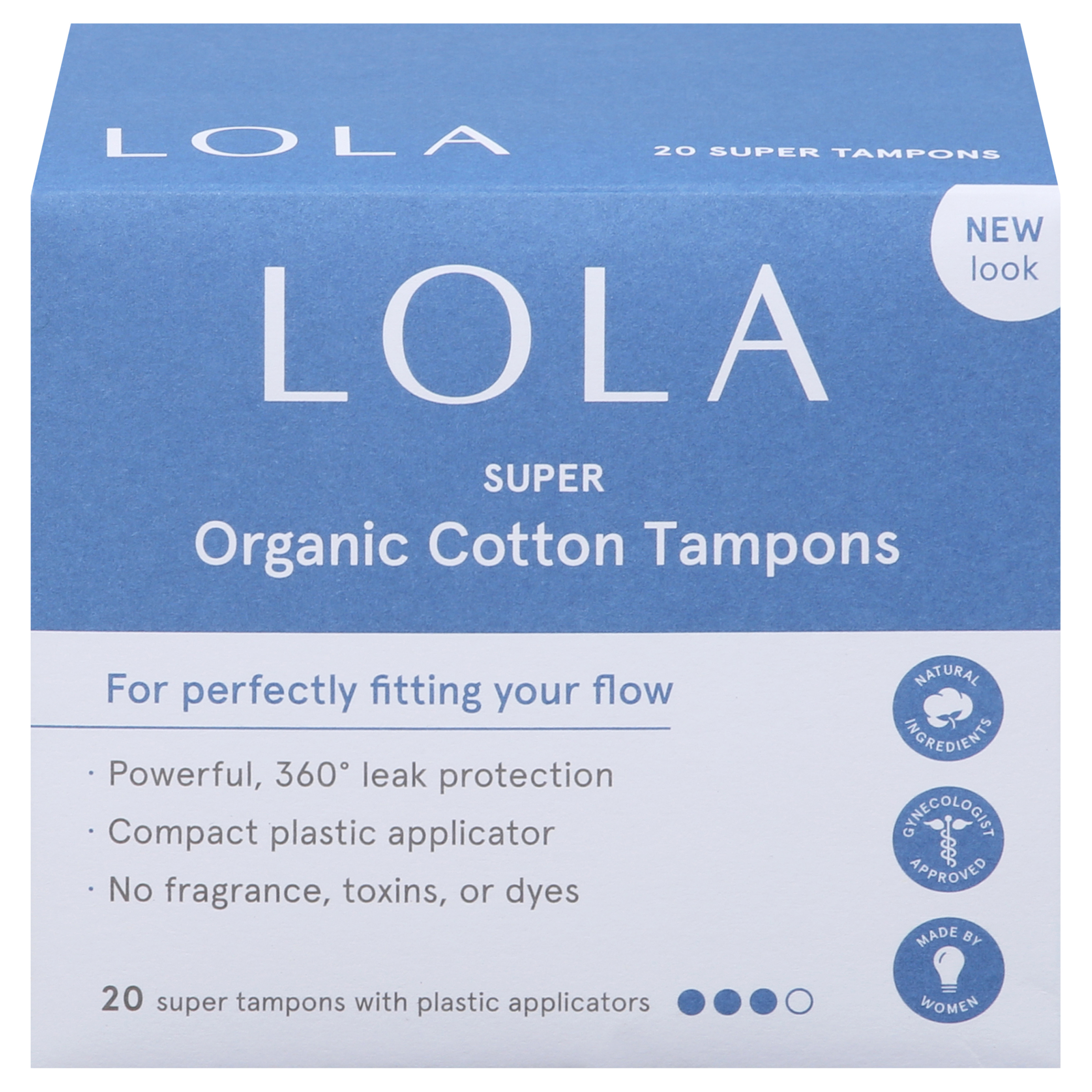 Lola Super Organic Cotton Tampons