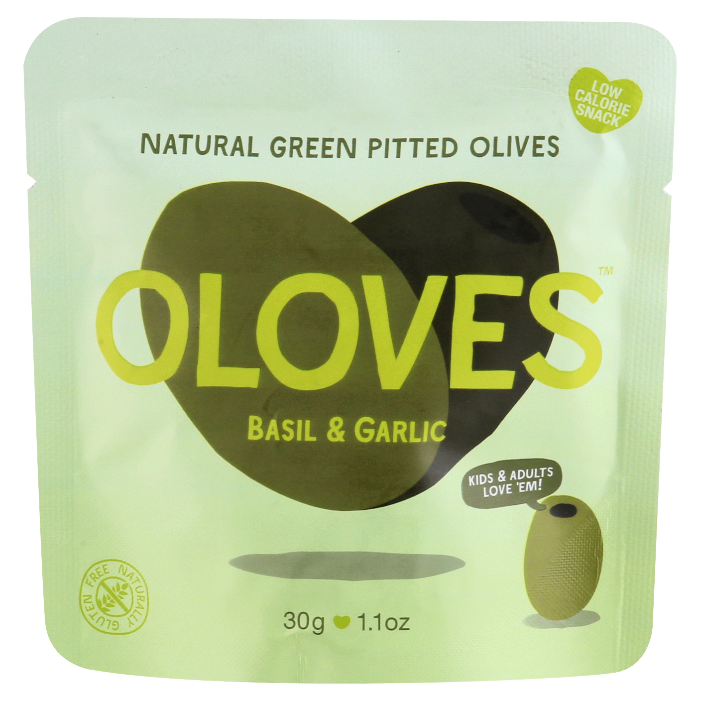 Oloves Basil & Garlic Olives 30 gr