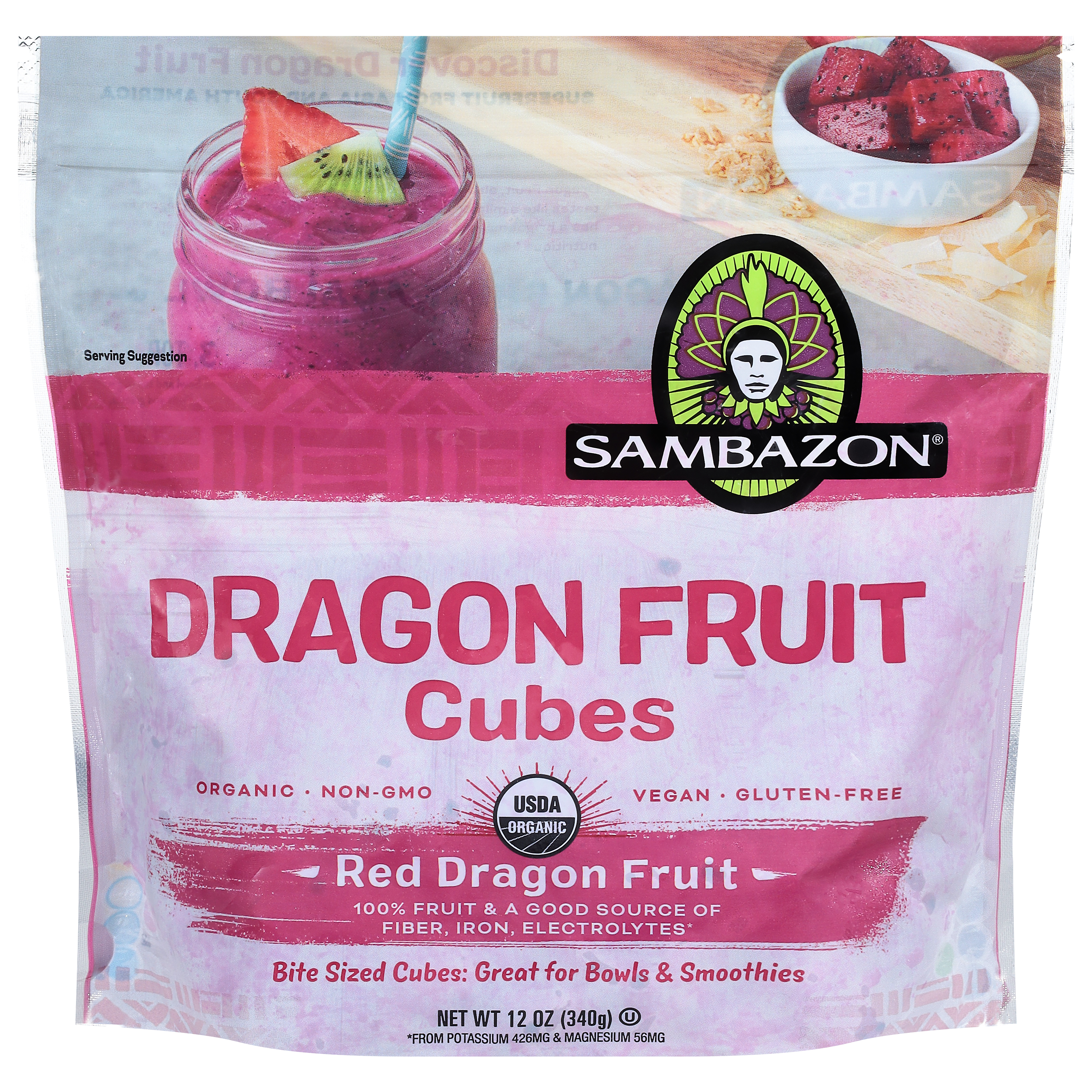 Sambazon Red Dragon Fruit Dragon Fruit Cubes